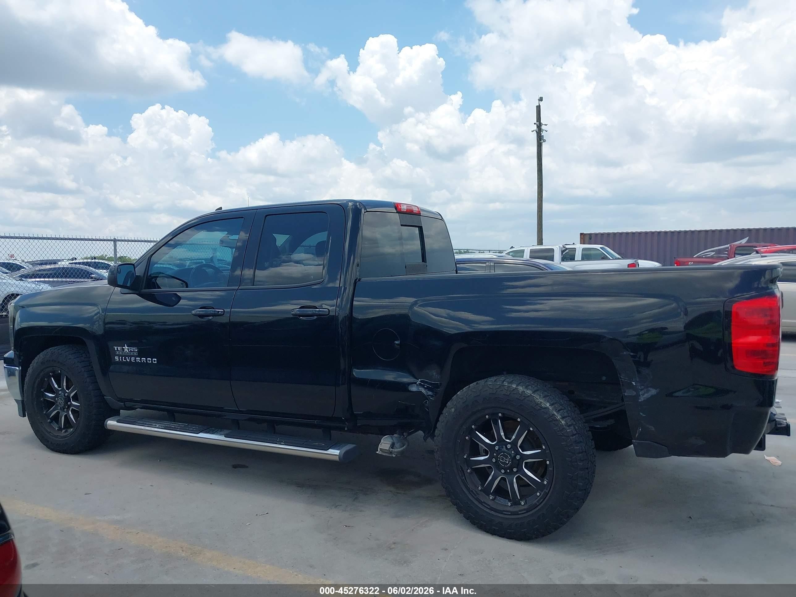 2014 Chevrolet Silverado 1500 1lt Black vin: 1GCRCREC2EZ116549