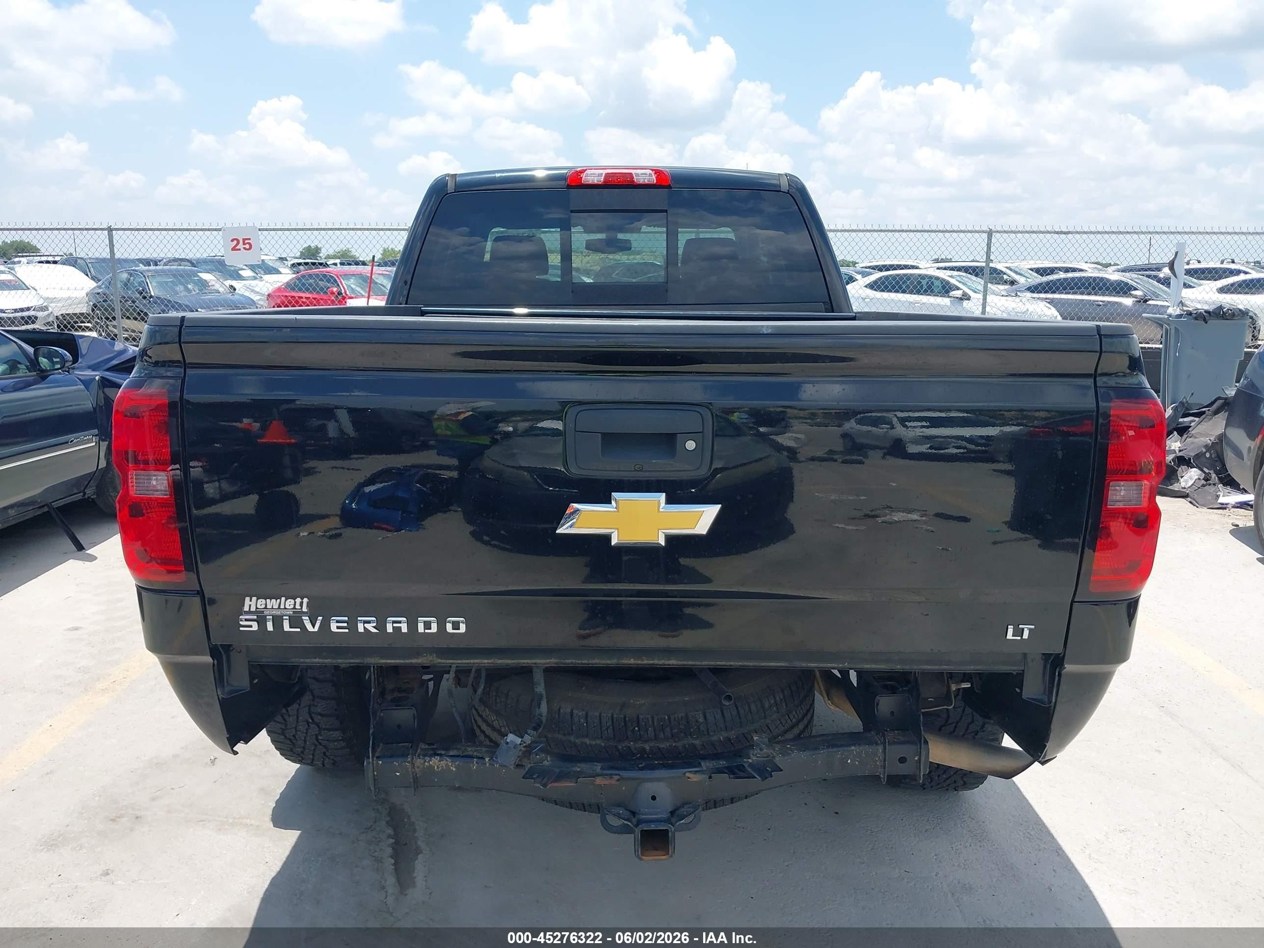 2014 Chevrolet Silverado 1500 1lt Black vin: 1GCRCREC2EZ116549