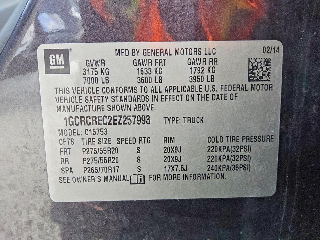 2014 Chevrolet Silverado C1500 Lt Charcoal vin: 1GCRCREC2EZ257993