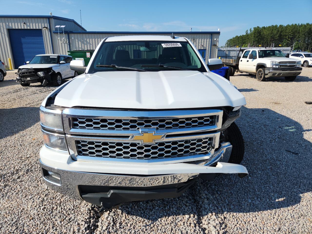 2015 Chevrolet 1500 Picku White vin: 1GCRCREC2FZ349879