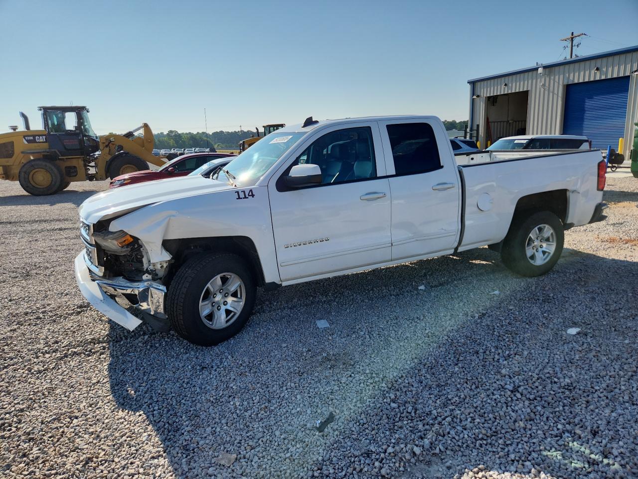 2015 Chevrolet 1500 Picku White vin: 1GCRCREC2FZ349879