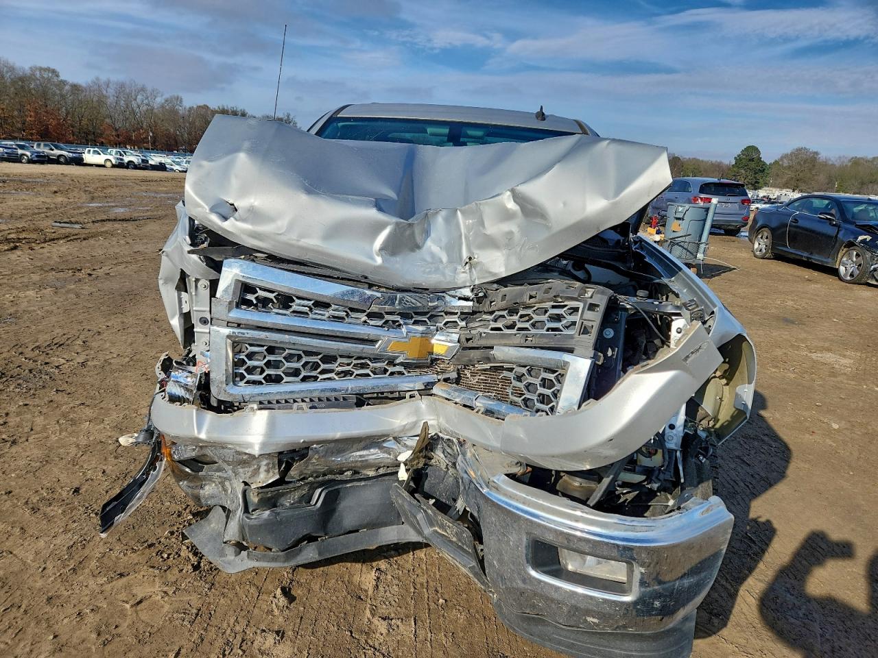 2014 Chevrolet Silverado C1500 Lt Серебряный vin: 1GCRCREC3EZ247831