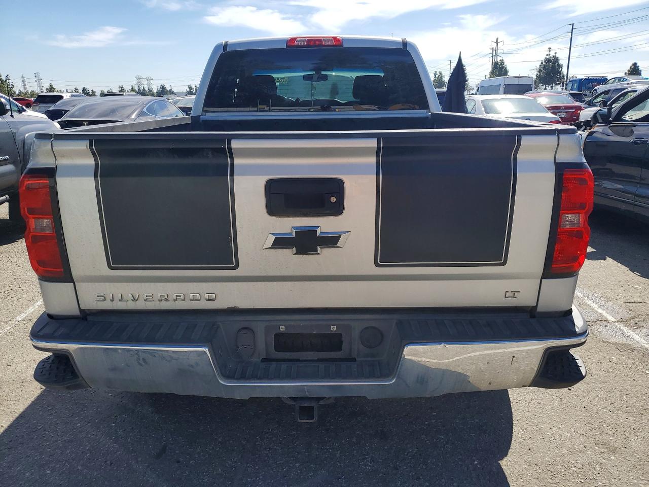 2014 Chevrolet Silverado C1500 Lt Silver vin: 1GCRCREC3EZ348562