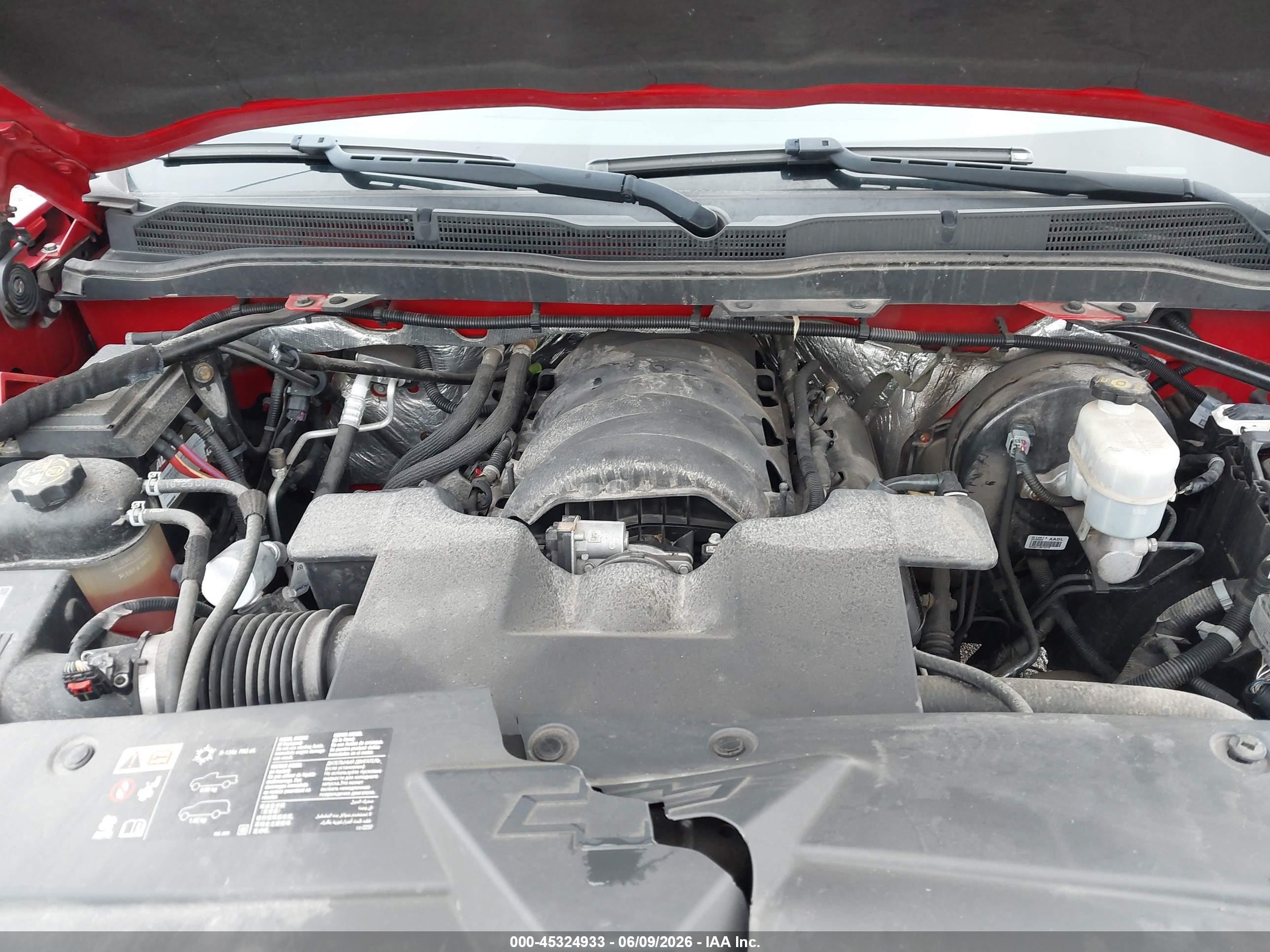 2014 Chevrolet Silverado 1500 1lt Red vin: 1GCRCREC3EZ397082