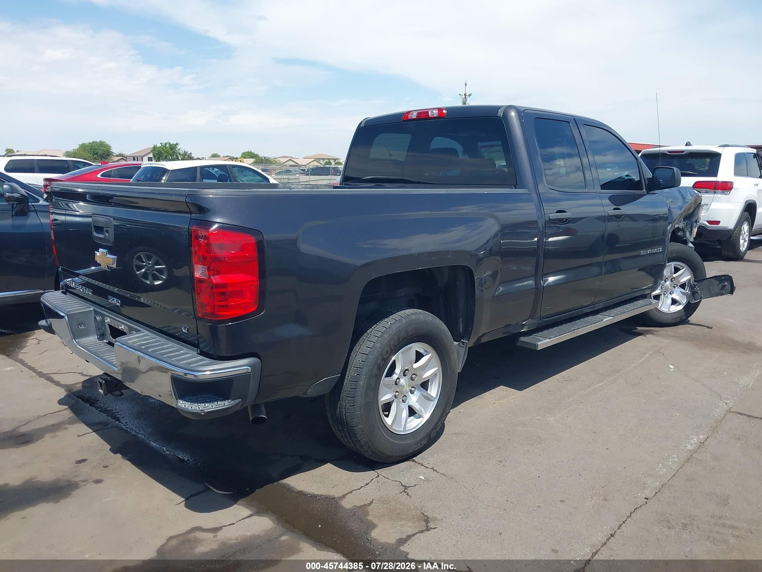 2014 Chevrolet Silverado 1500 Lt Gray vin: 1GCRCREC4EZ142957