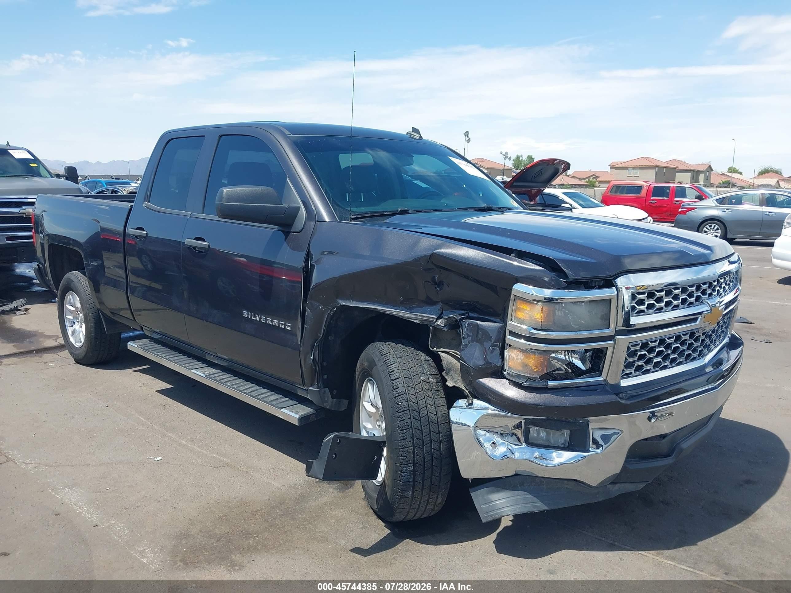 2014 Chevrolet Silverado 1500 Lt Gray vin: 1GCRCREC4EZ142957