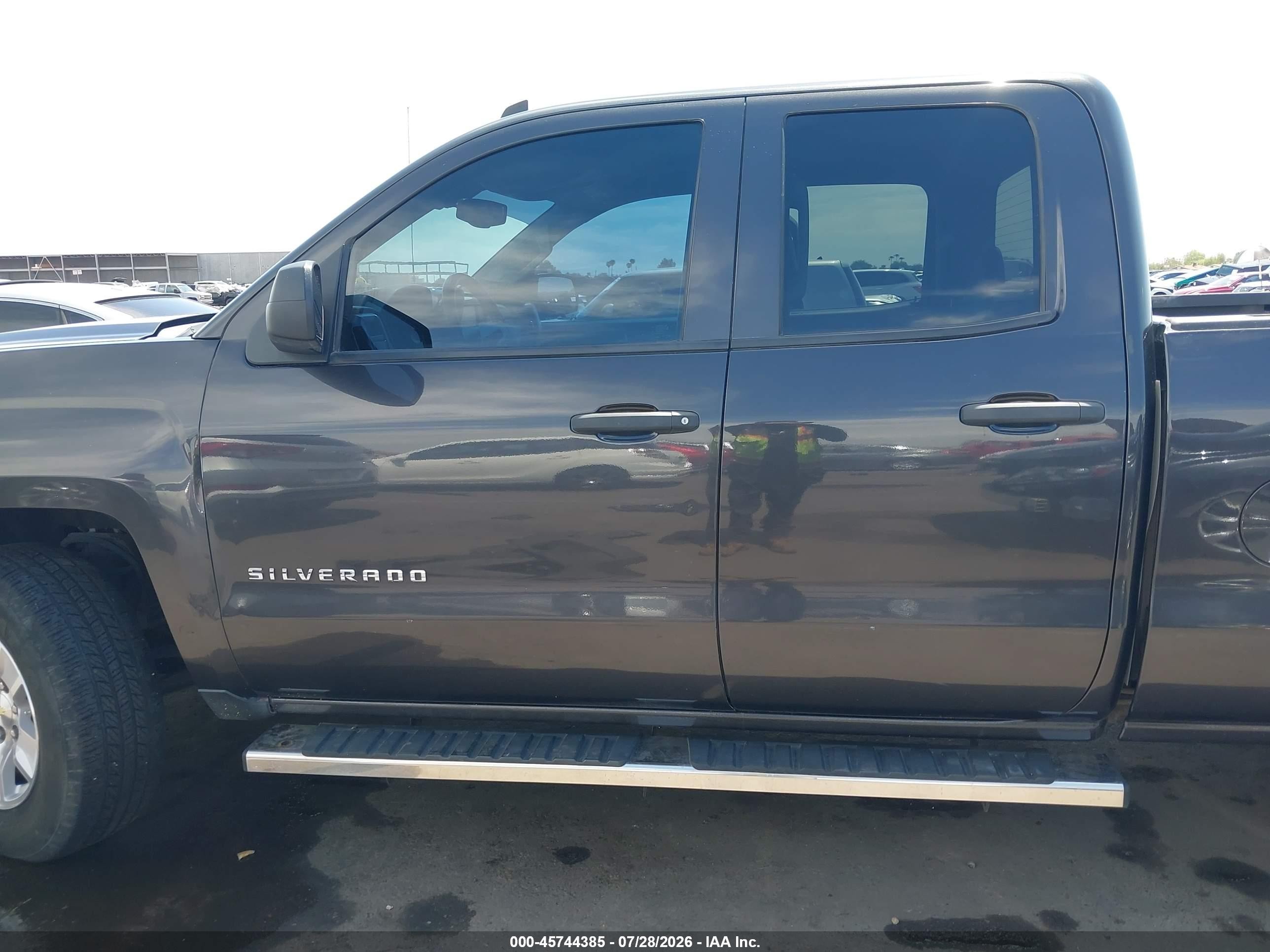2014 Chevrolet Silverado 1500 Lt Gray vin: 1GCRCREC4EZ142957