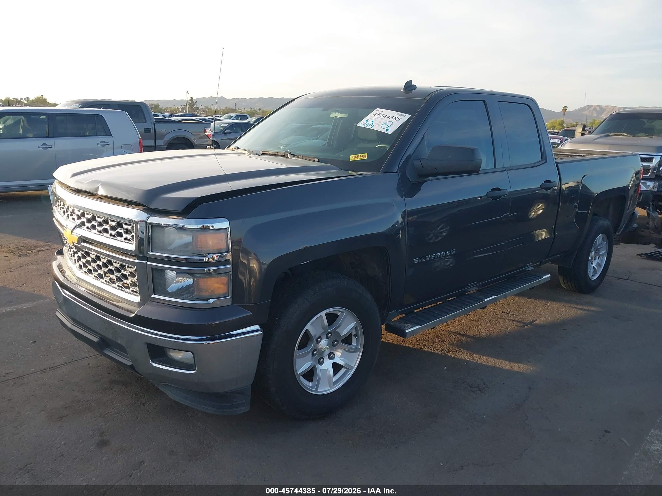 2014 Chevrolet Silverado 1500 Lt Gray vin: 1GCRCREC4EZ142957