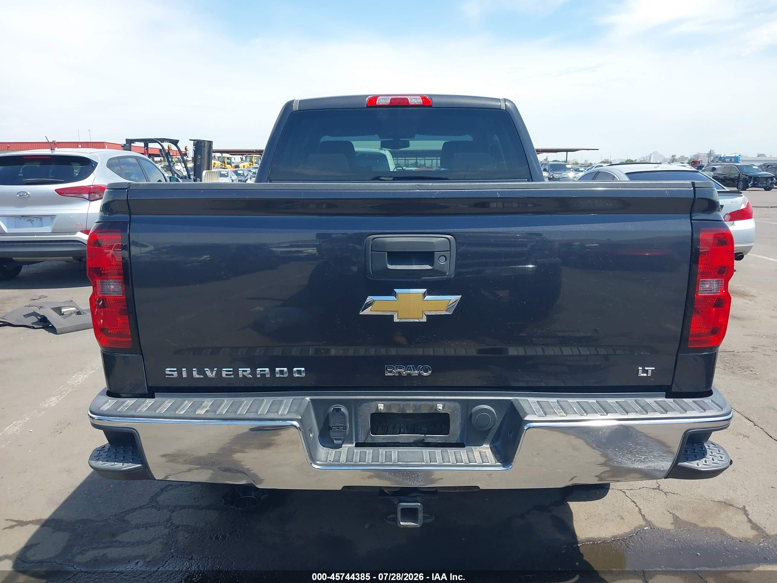 2014 Chevrolet Silverado 1500 Lt Gray vin: 1GCRCREC4EZ142957