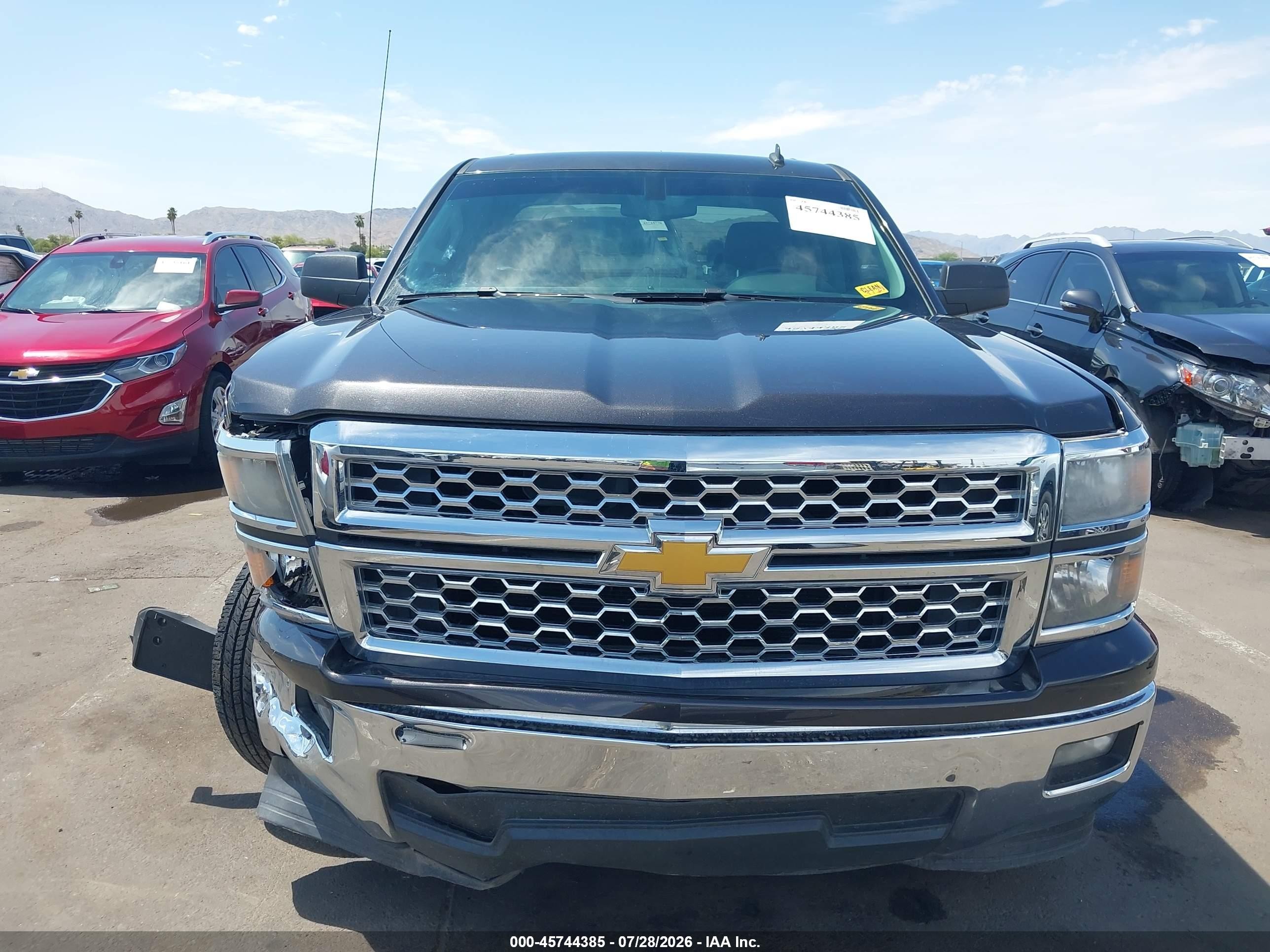 2014 Chevrolet Silverado 1500 Lt Gray vin: 1GCRCREC4EZ142957