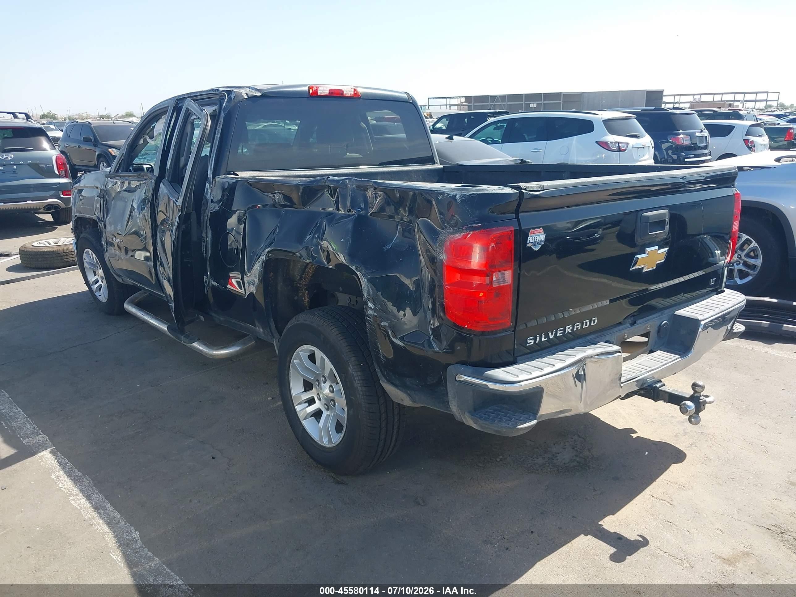 2014 Chevrolet Silverado 1500 Lt Black vin: 1GCRCREC4EZ405965