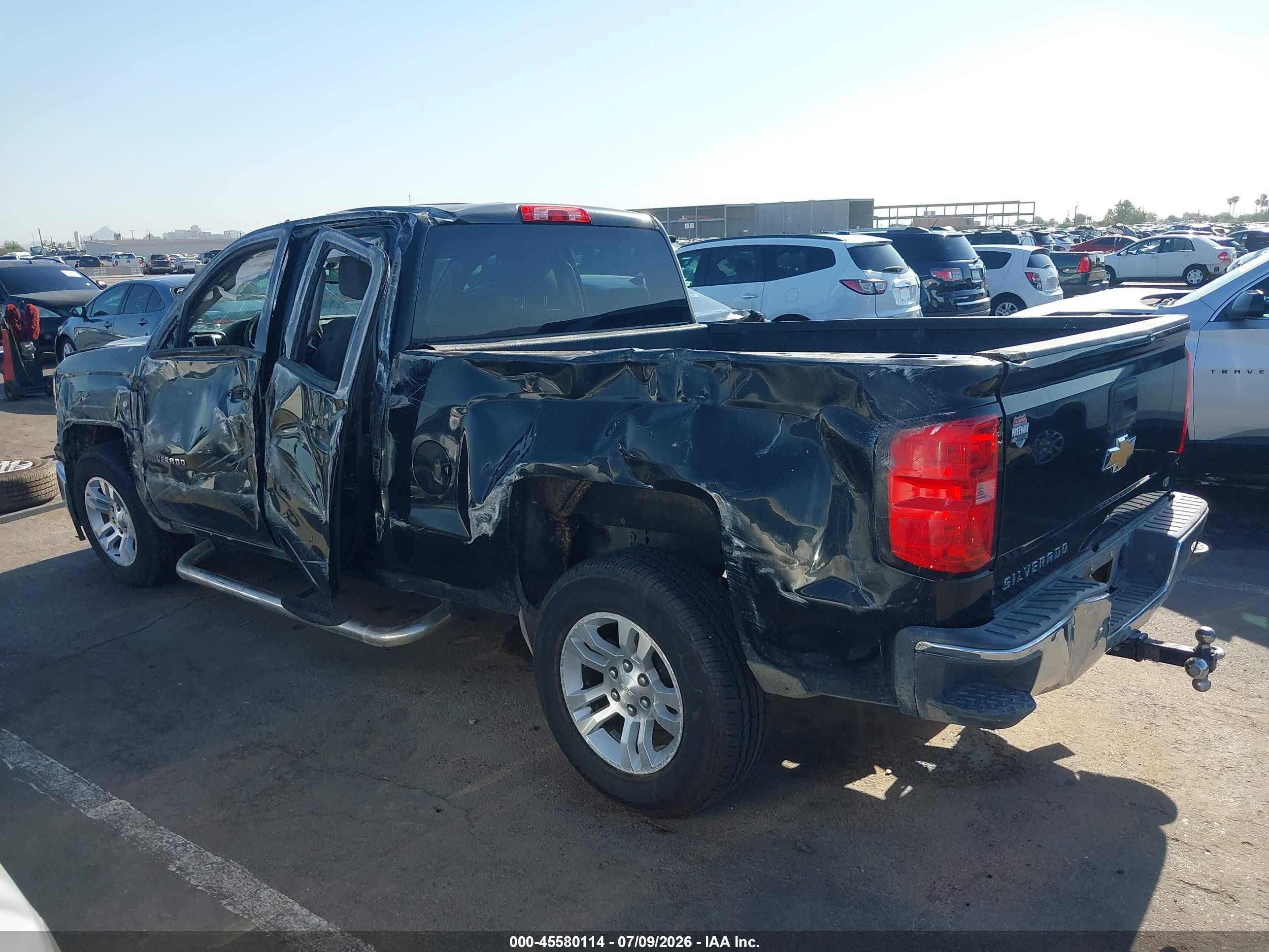 2014 Chevrolet Silverado 1500 Lt Black vin: 1GCRCREC4EZ405965