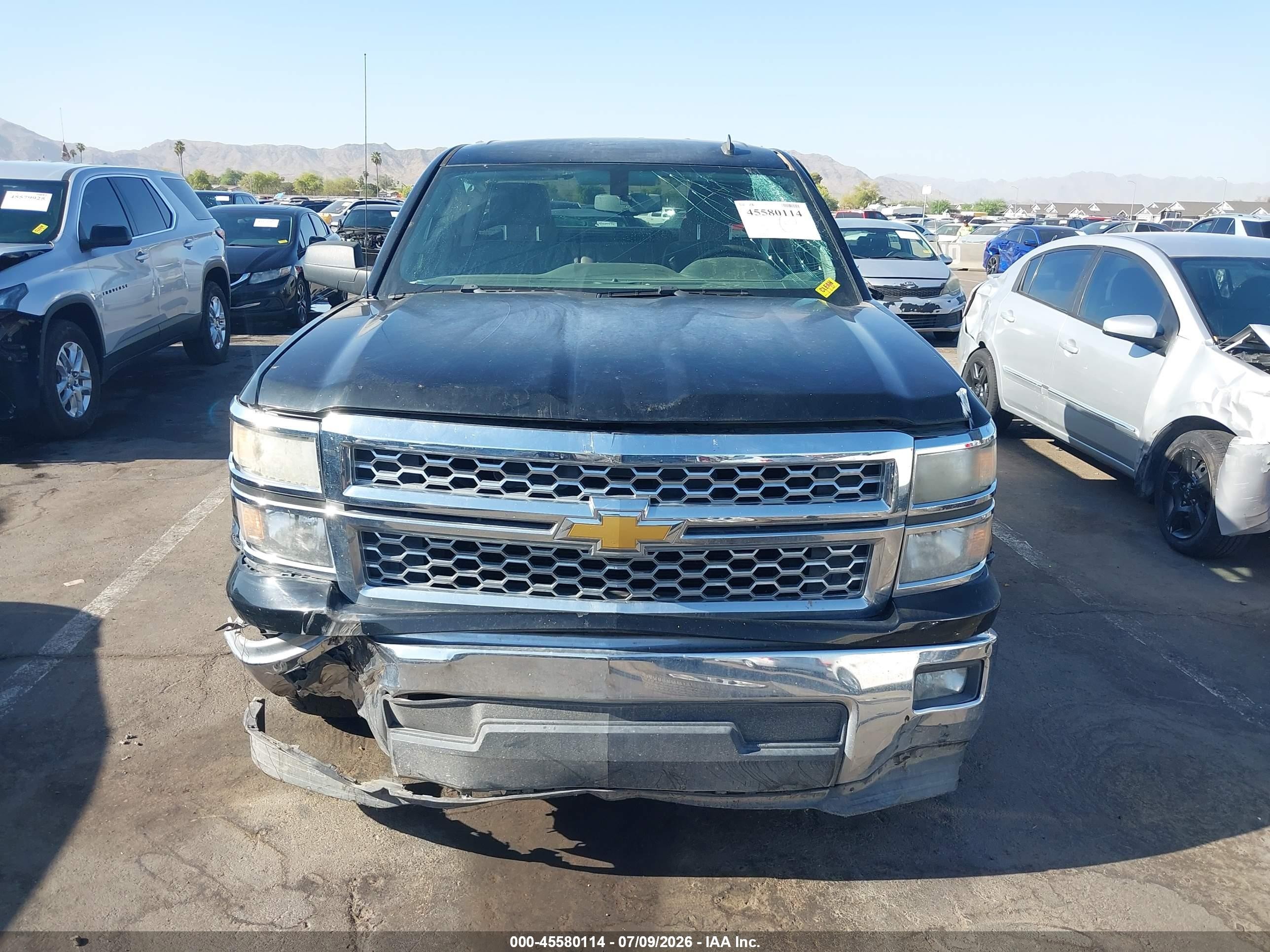 2014 Chevrolet Silverado 1500 Lt Black vin: 1GCRCREC4EZ405965