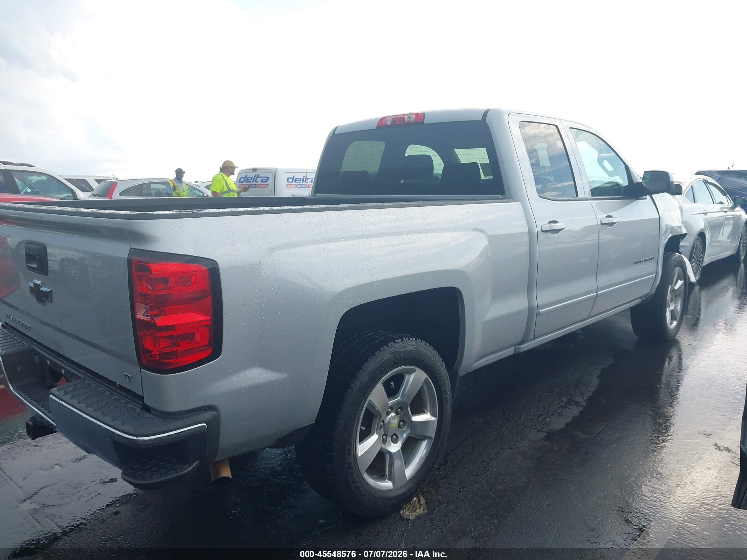 2015 Chevrolet Silverado 1500 Lt Gray vin: 1GCRCREC4FZ299924