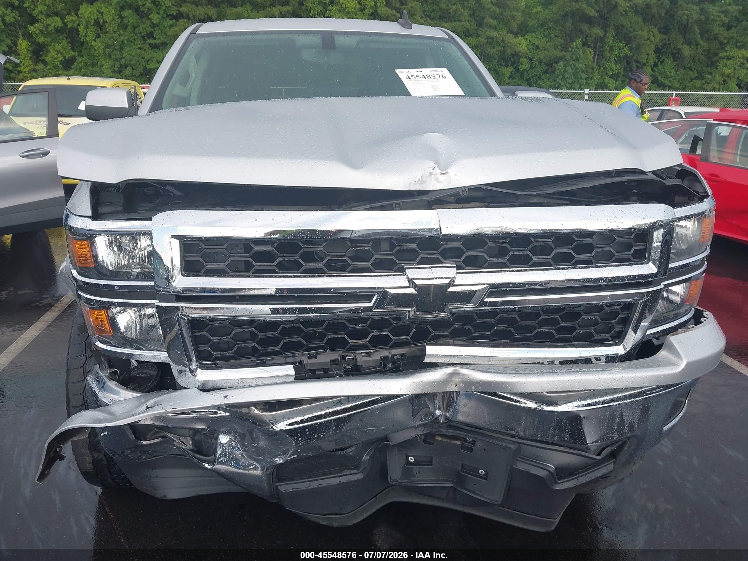 2015 Chevrolet Silverado 1500 Lt Gray vin: 1GCRCREC4FZ299924