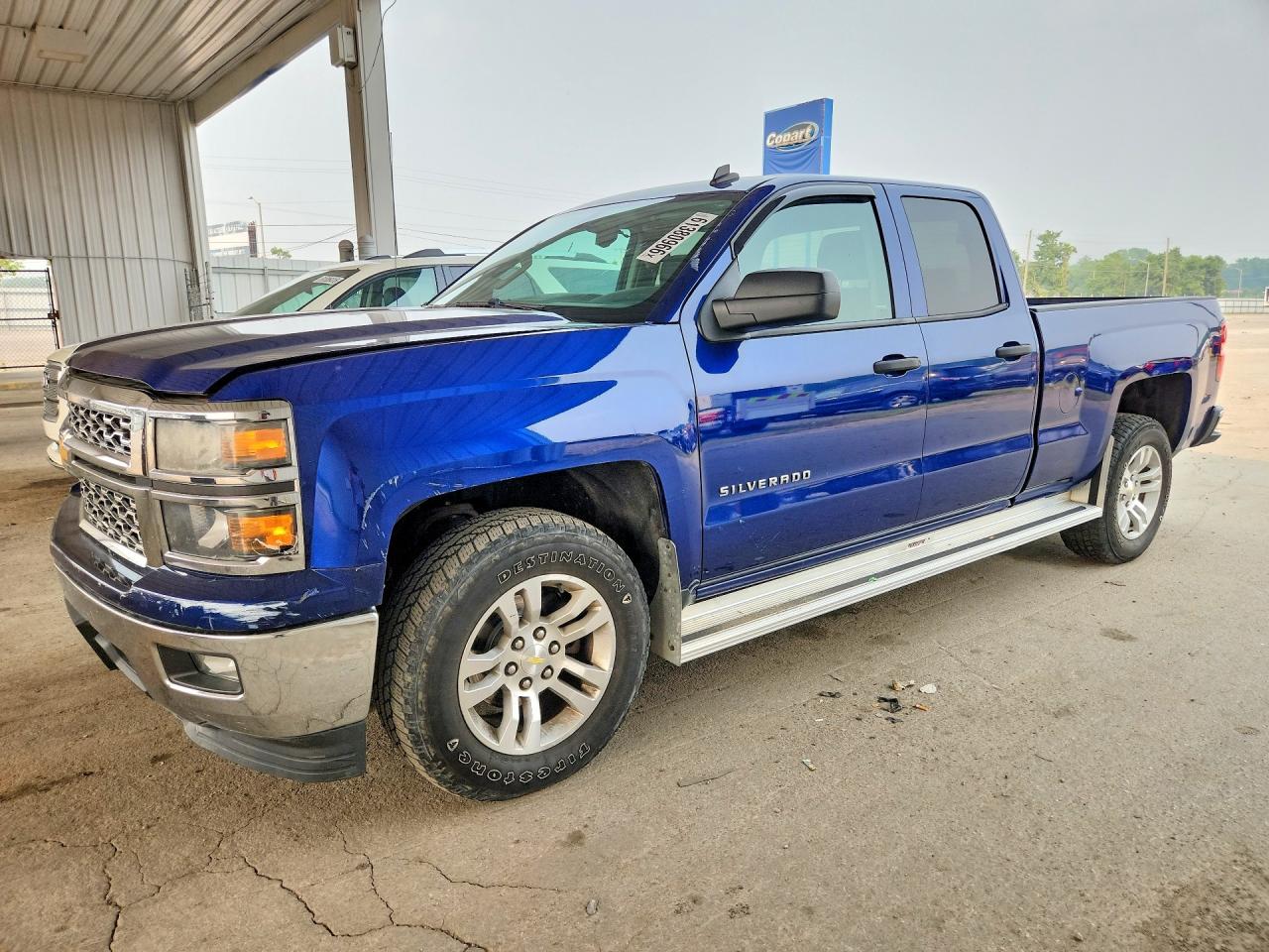 2014 Chevrolet Silverado C1500 Lt Blue vin: 1GCRCREC5EZ109093
