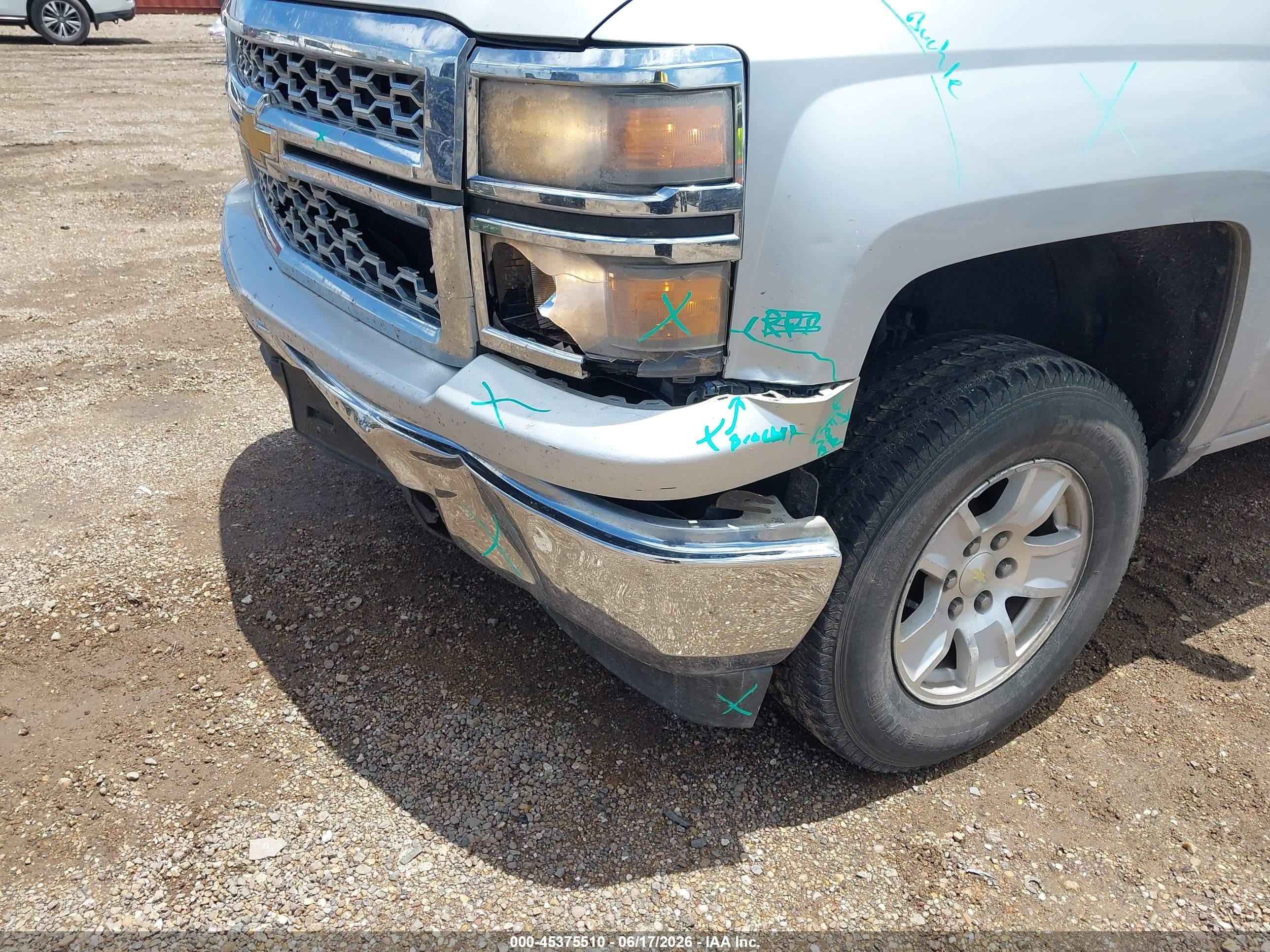 2014 Chevrolet Silverado 1500 Lt Серебряный vin: 1GCRCREC5EZ320441