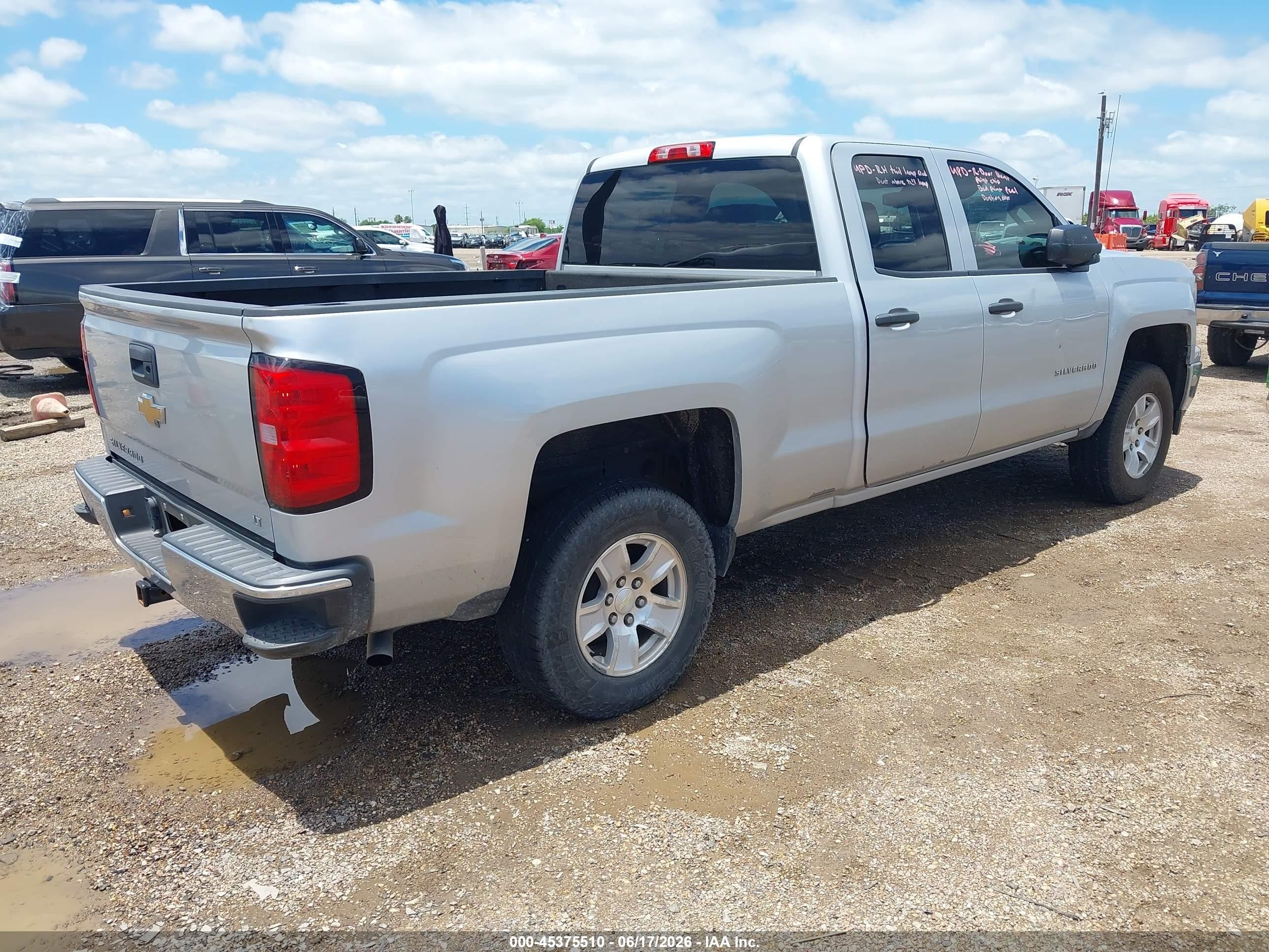 2014 Chevrolet Silverado 1500 Lt Серебряный vin: 1GCRCREC5EZ320441