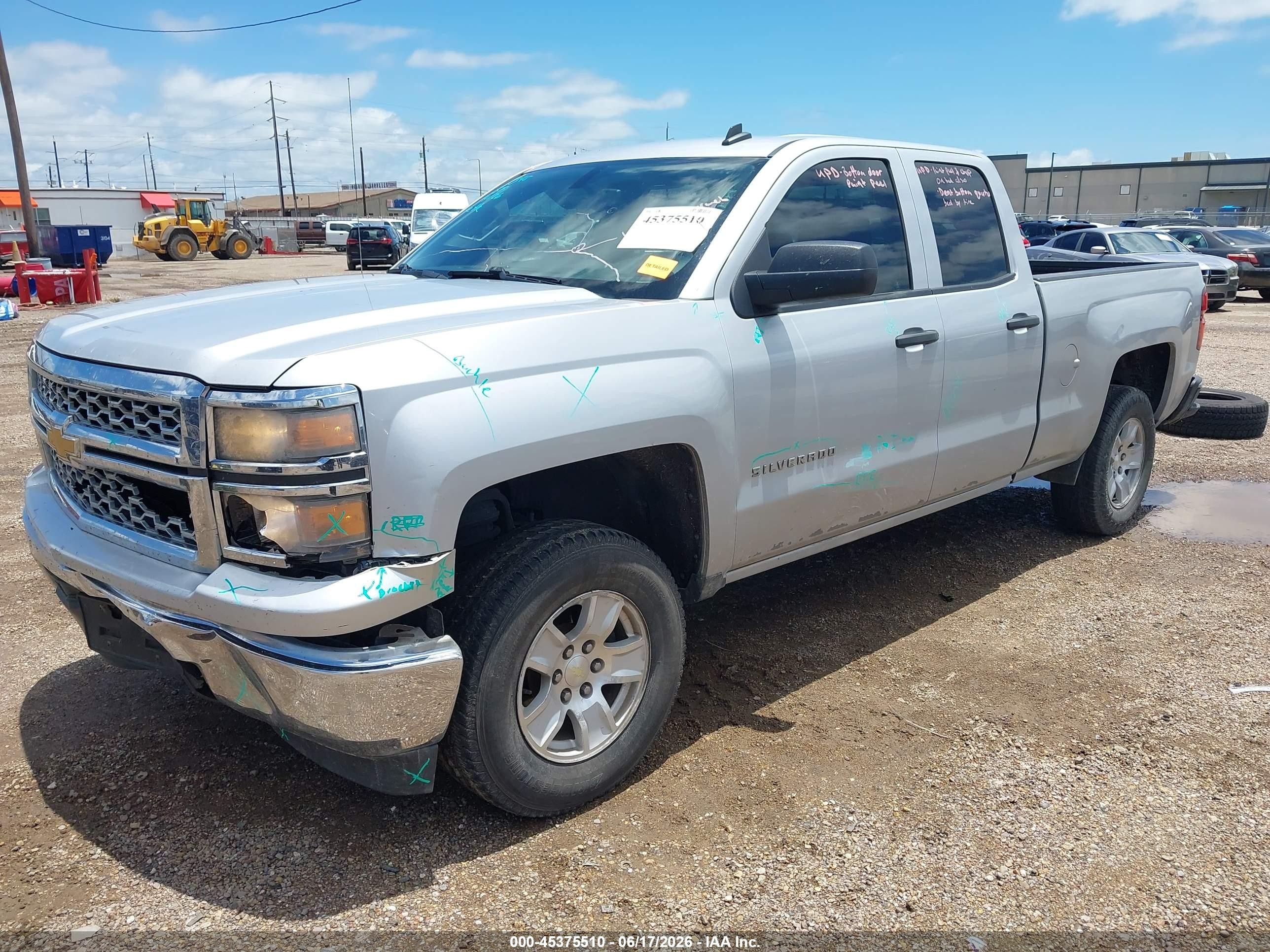 2014 Chevrolet Silverado 1500 Lt Серебряный vin: 1GCRCREC5EZ320441