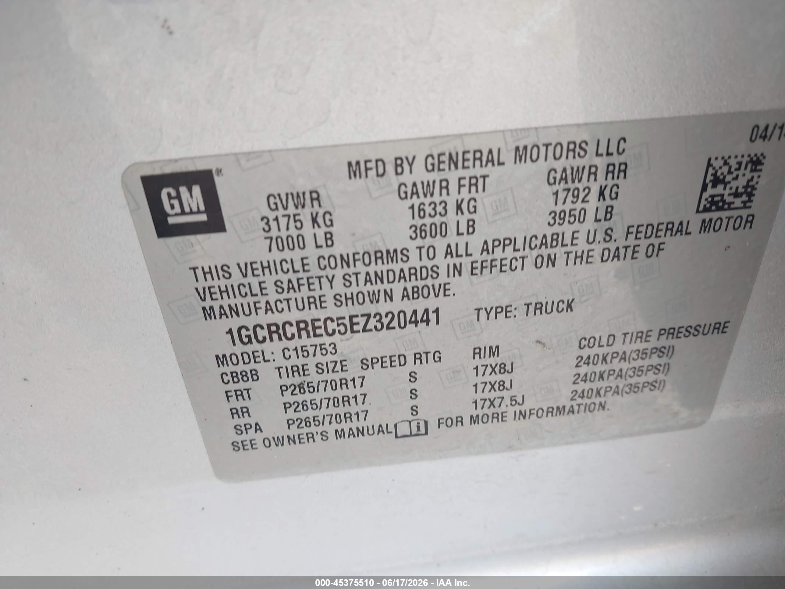 2014 Chevrolet Silverado 1500 Lt Серебряный vin: 1GCRCREC5EZ320441