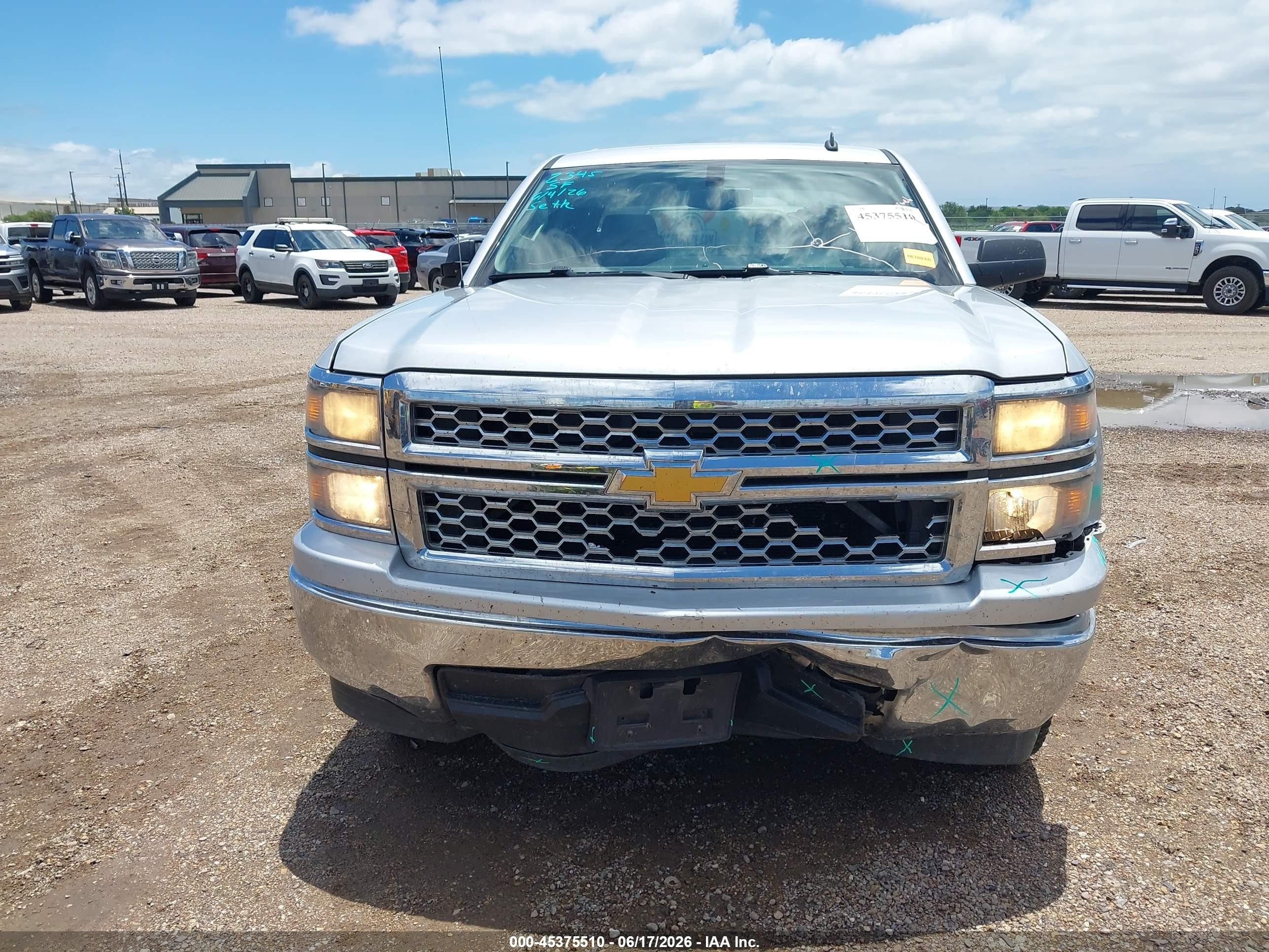 2014 Chevrolet Silverado 1500 Lt Серебряный vin: 1GCRCREC5EZ320441