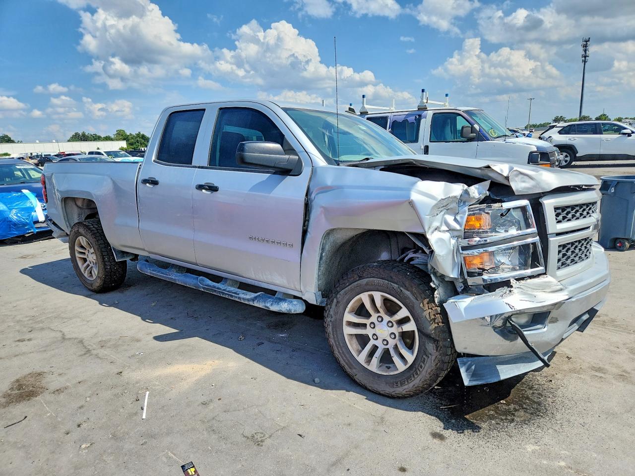 2014 Chevrolet Silverado C1500 Lt Silver vin: 1GCRCREC5EZ415999
