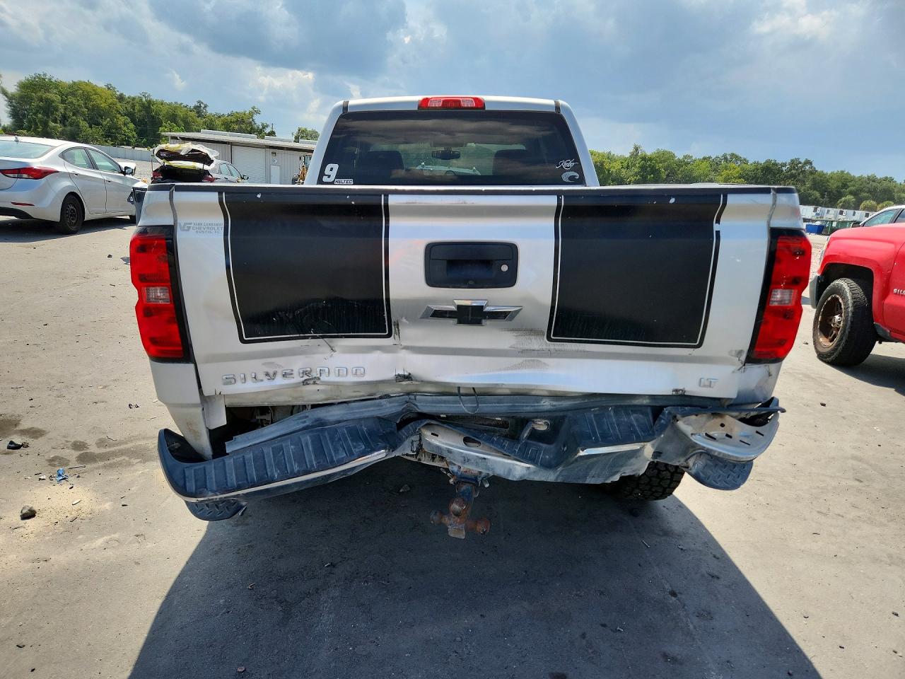 2014 Chevrolet Silverado C1500 Lt Silver vin: 1GCRCREC5EZ415999