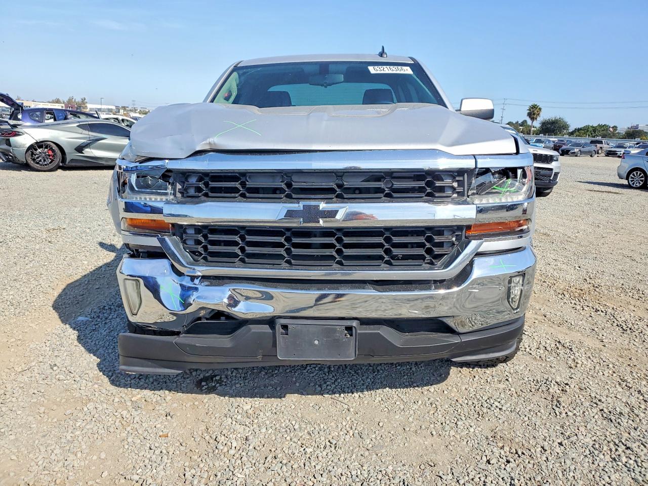 2017 Chevrolet Silverado C1500 Lt Silver vin: 1GCRCREC5HZ210428