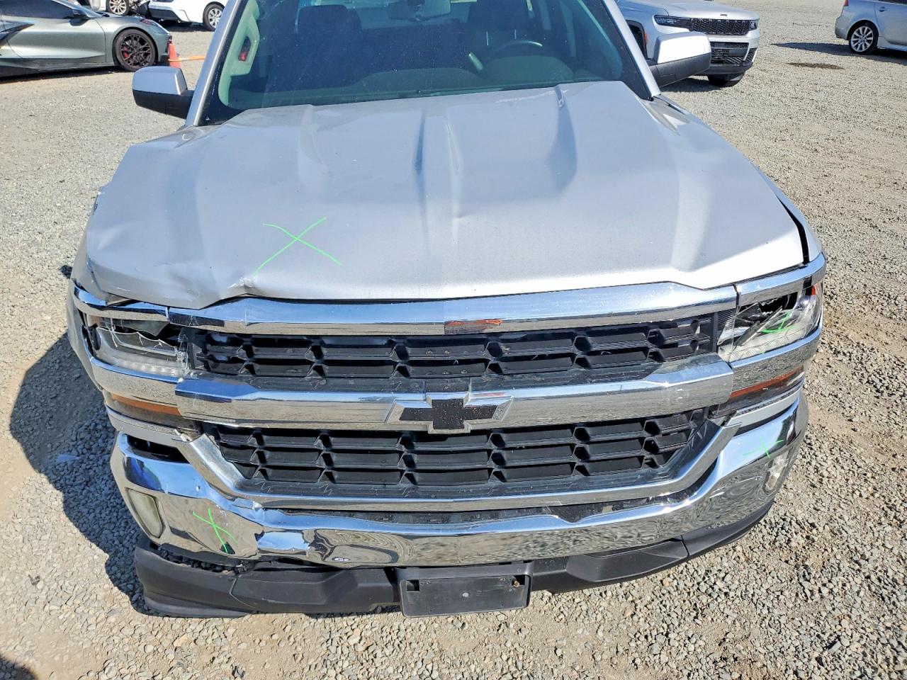 2017 Chevrolet Silverado C1500 Lt Silver vin: 1GCRCREC5HZ210428