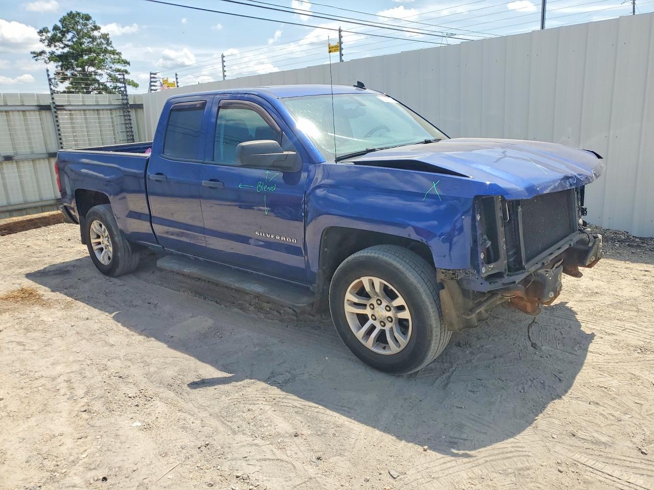 2014 Chevrolet Silverado C1500 Lt Blue vin: 1GCRCREC6EZ168380