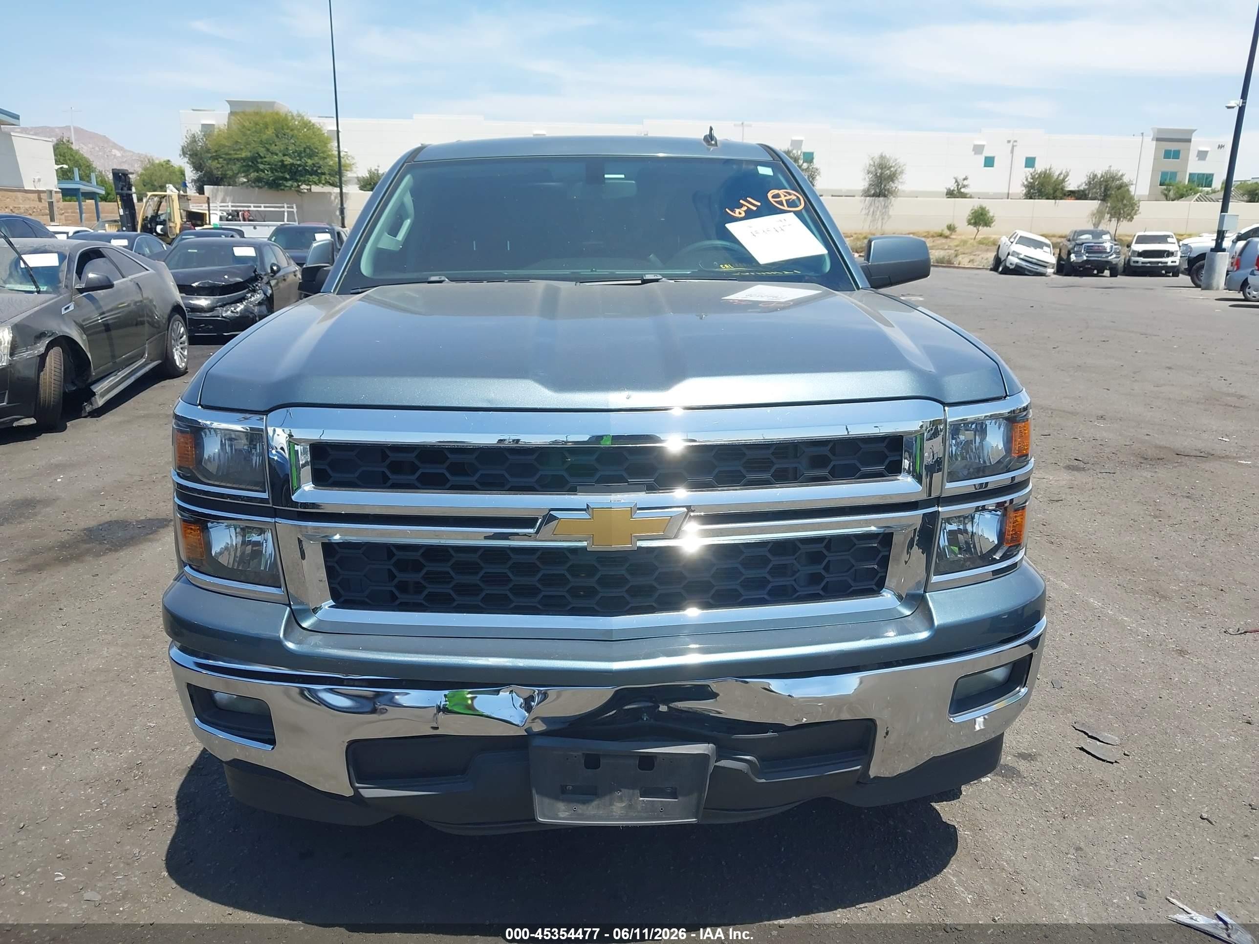 2014 Chevrolet Silverado 1500 Lt Blue vin: 1GCRCREC6EZ251209