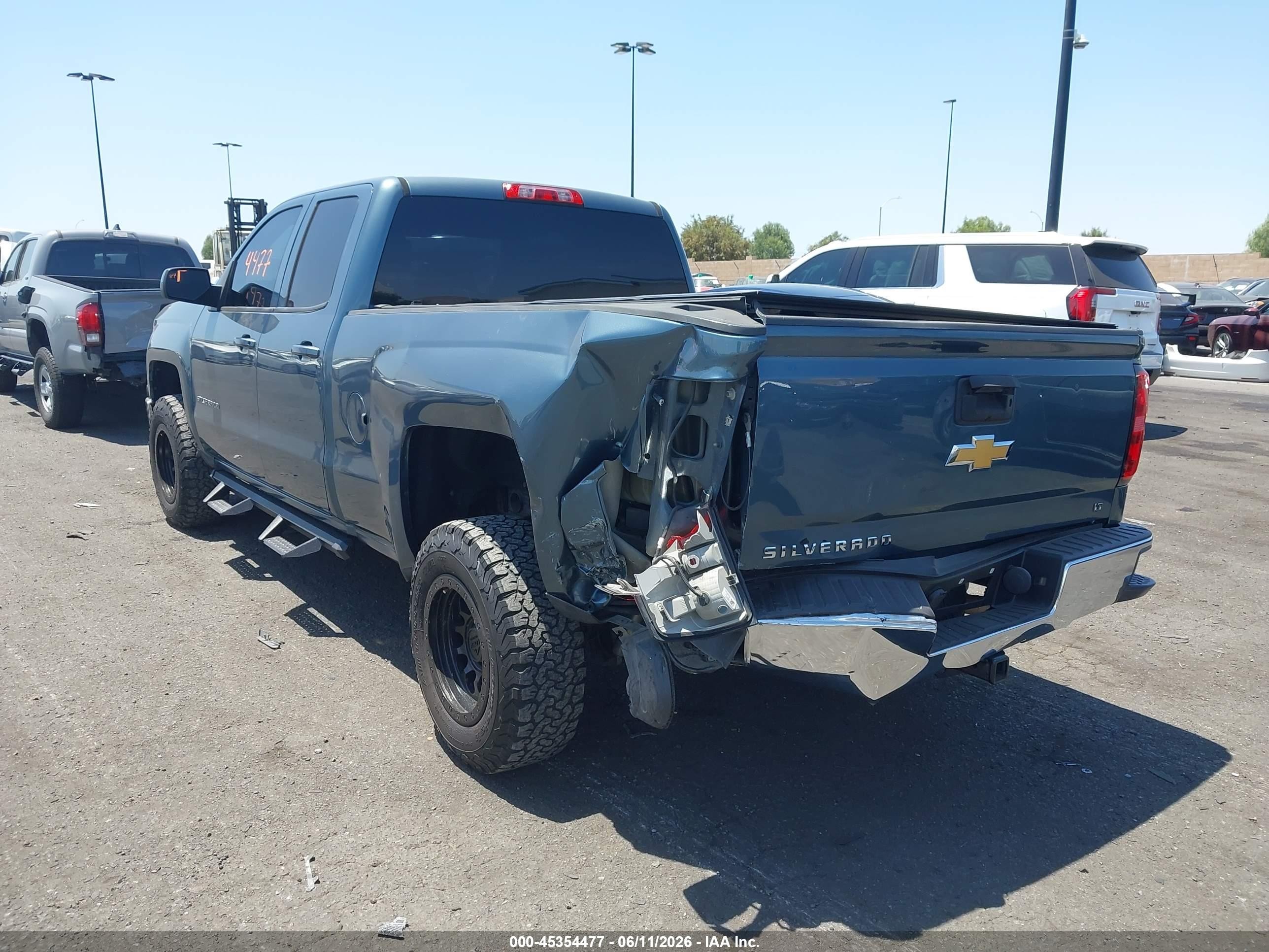 2014 Chevrolet Silverado 1500 Lt Blue vin: 1GCRCREC6EZ251209