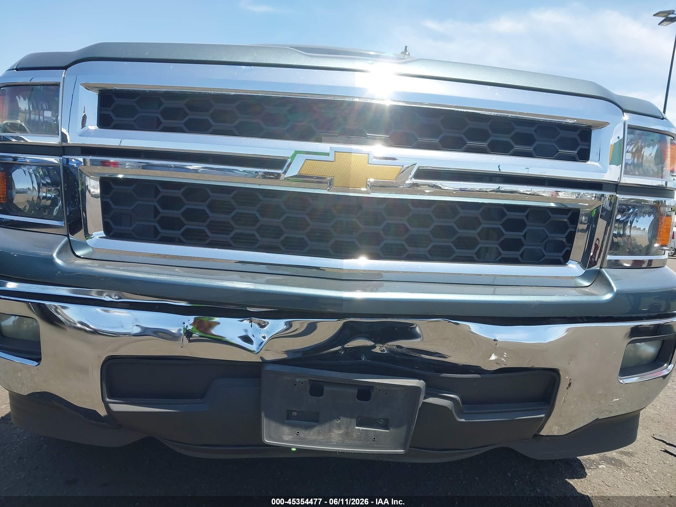 2014 Chevrolet Silverado 1500 Lt Blue vin: 1GCRCREC6EZ251209