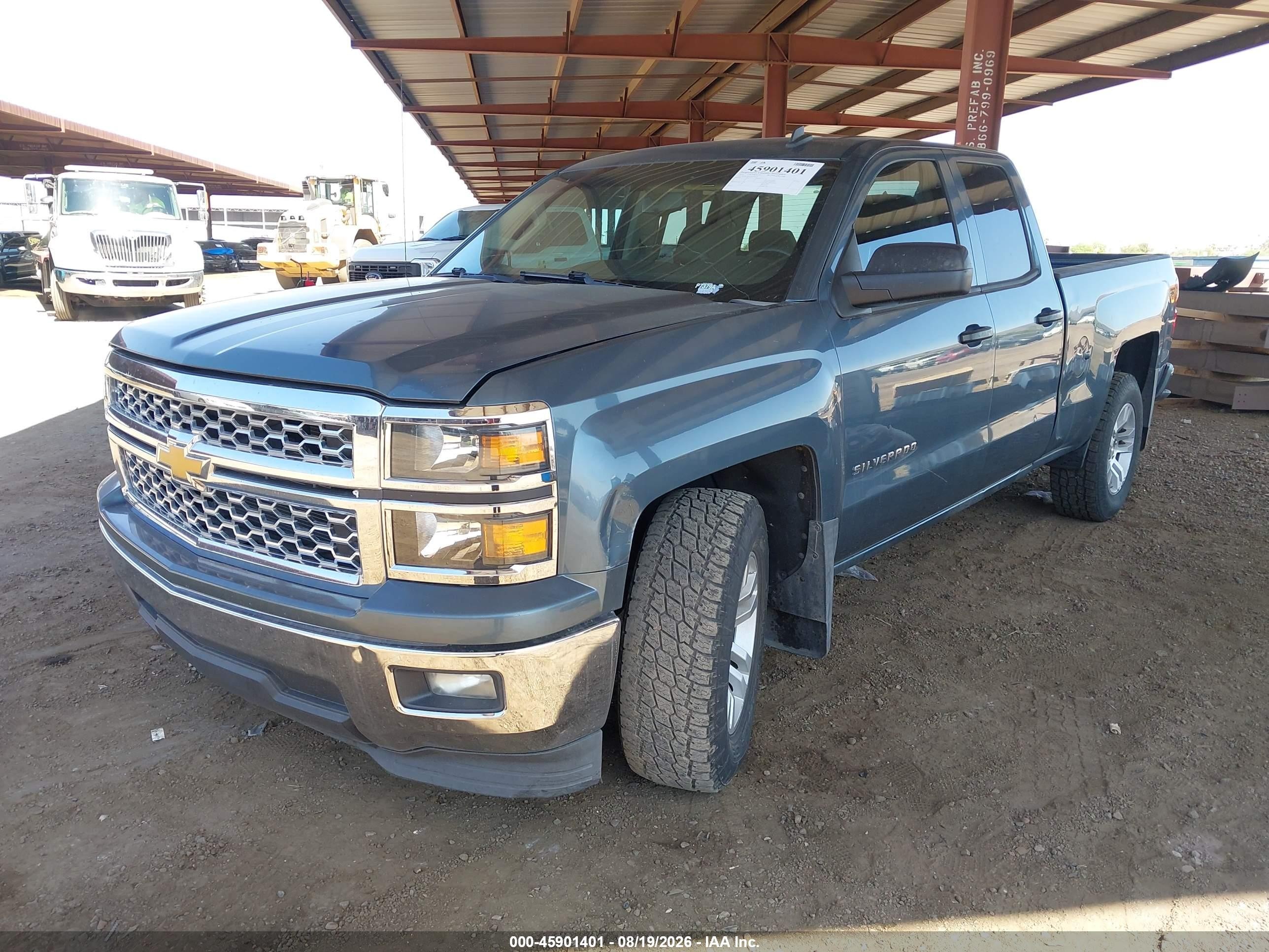 2014 Chevrolet Silverado 1500 Lt Gray vin: 1GCRCREC6EZ318178