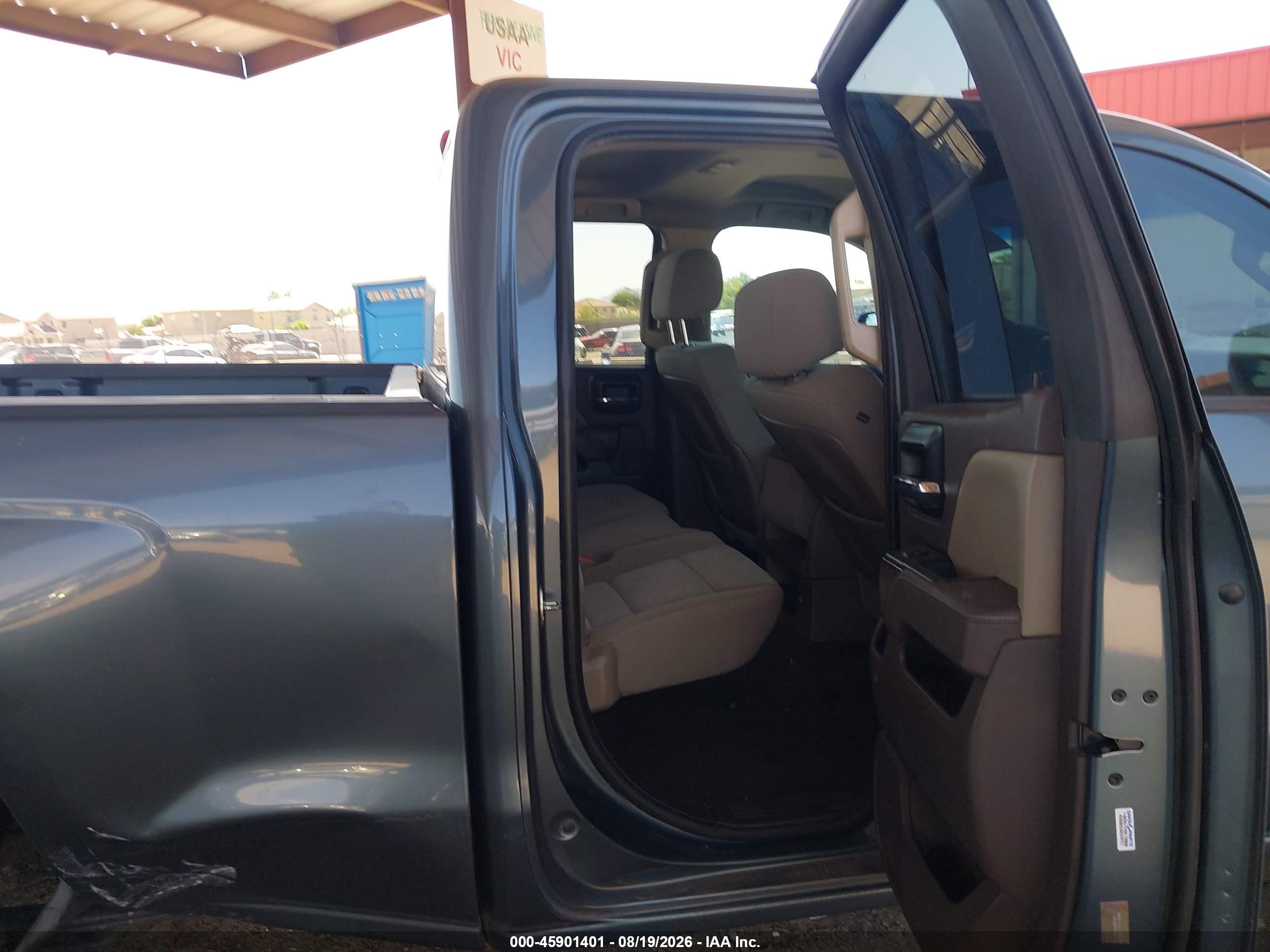 2014 Chevrolet Silverado 1500 Lt Gray vin: 1GCRCREC6EZ318178