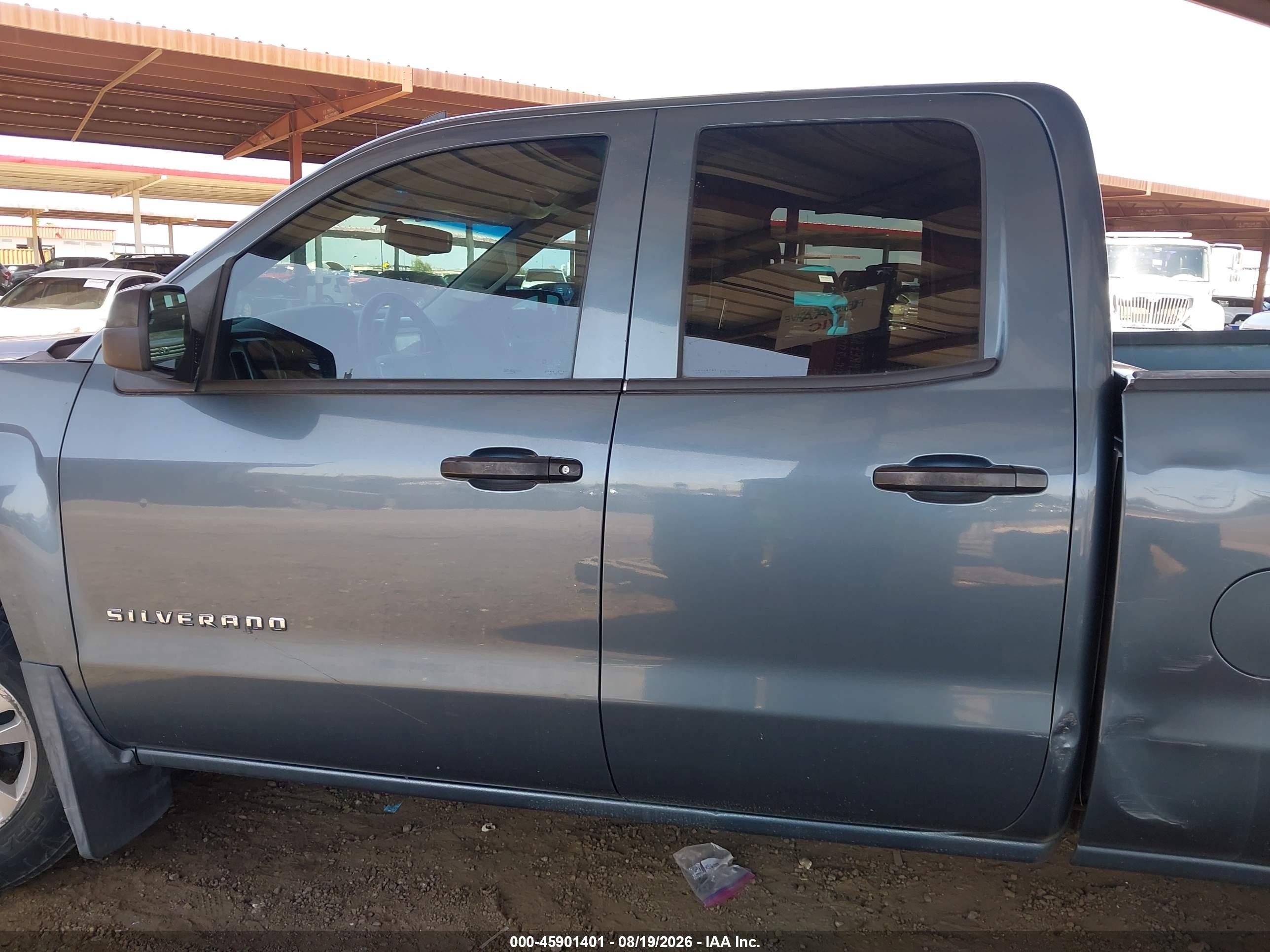 2014 Chevrolet Silverado 1500 Lt Gray vin: 1GCRCREC6EZ318178
