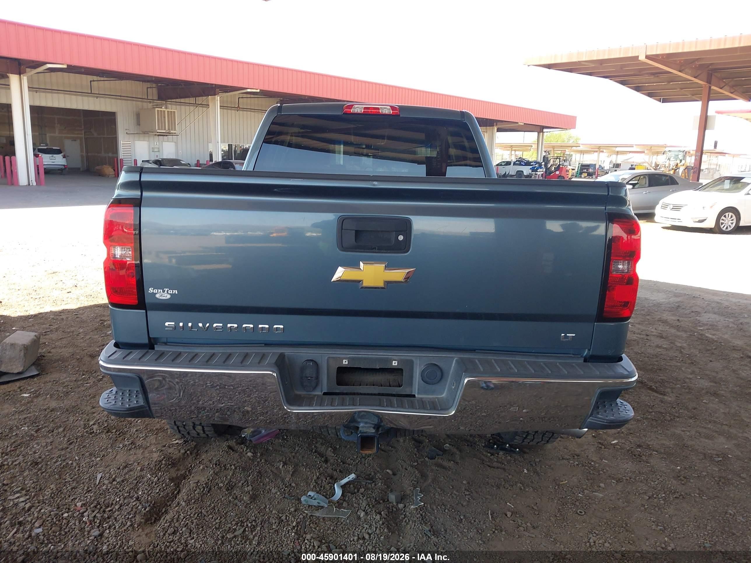 2014 Chevrolet Silverado 1500 Lt Gray vin: 1GCRCREC6EZ318178