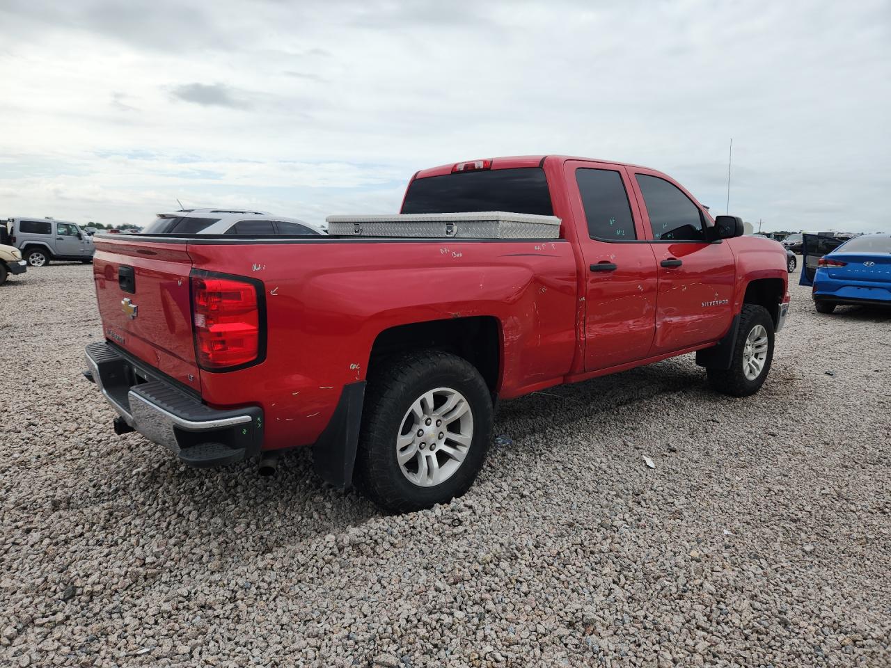 2014 Chevrolet Silverado C1500 Lt Red vin: 1GCRCREC6EZ334042