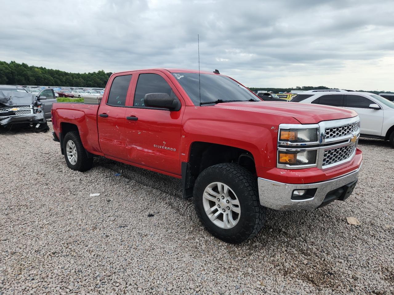 2014 Chevrolet Silverado C1500 Lt Red vin: 1GCRCREC6EZ334042