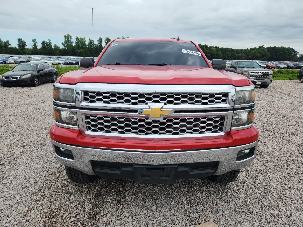 2014 Chevrolet Silverado C1500 Lt Red vin: 1GCRCREC6EZ334042