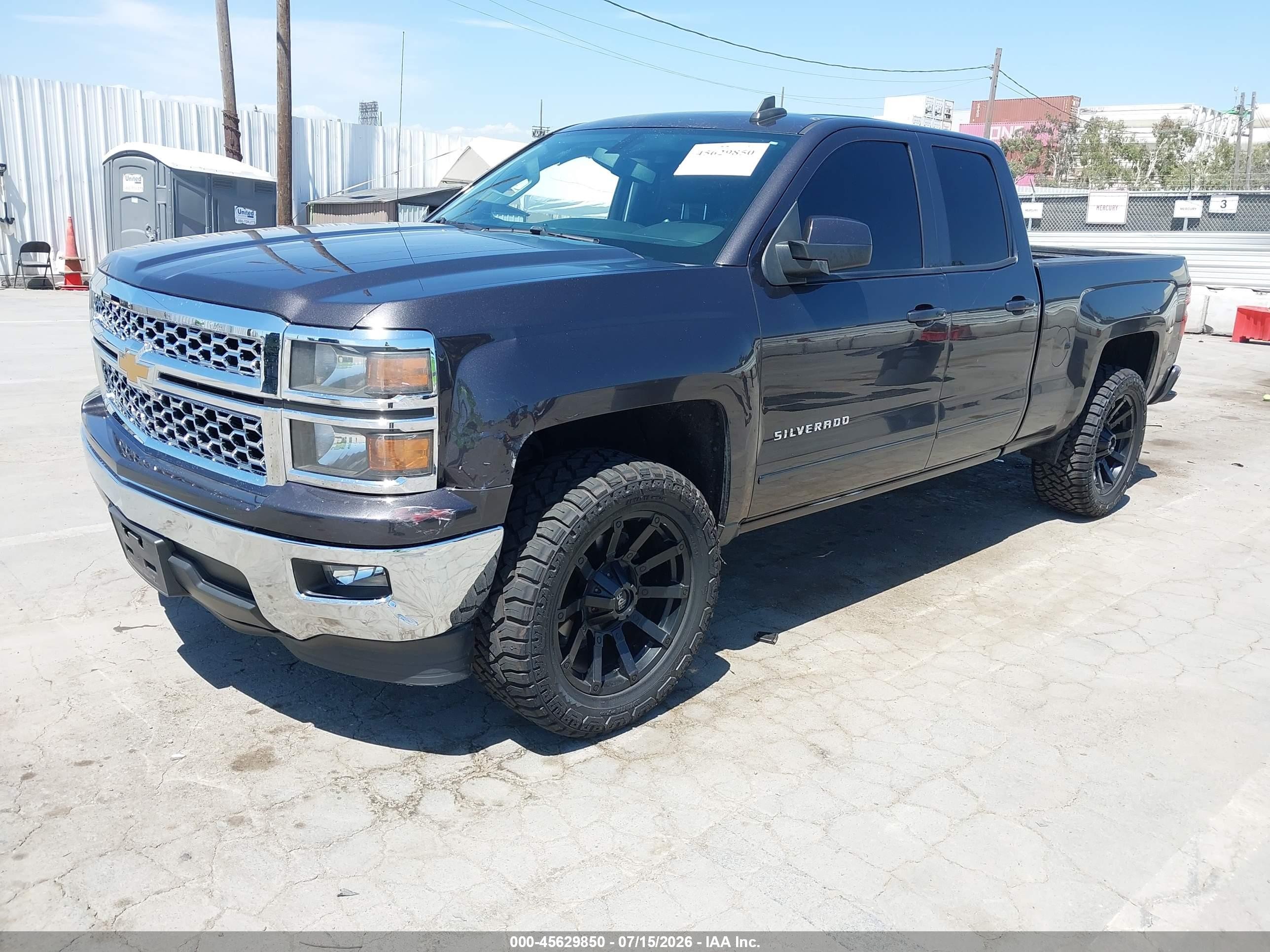 2015 Chevrolet Silverado 1500 Lt Серый vin: 1GCRCREC6FZ303004