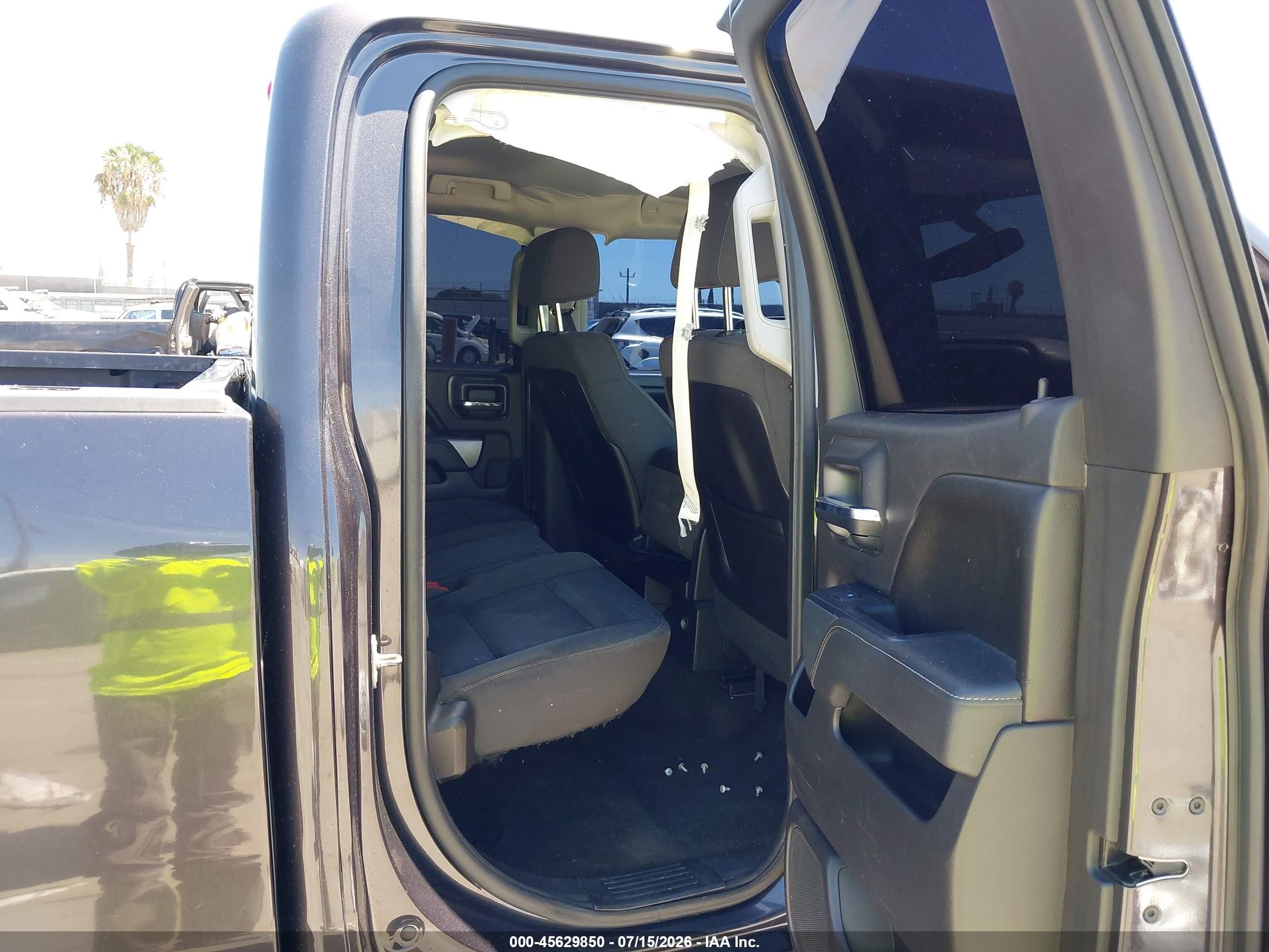 2015 Chevrolet Silverado 1500 Lt Серый vin: 1GCRCREC6FZ303004