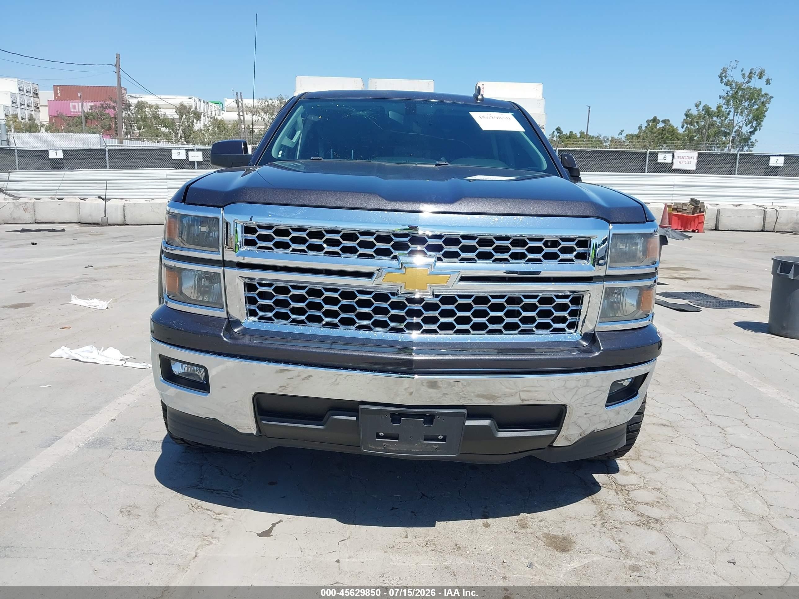 2015 Chevrolet Silverado 1500 Lt Серый vin: 1GCRCREC6FZ303004