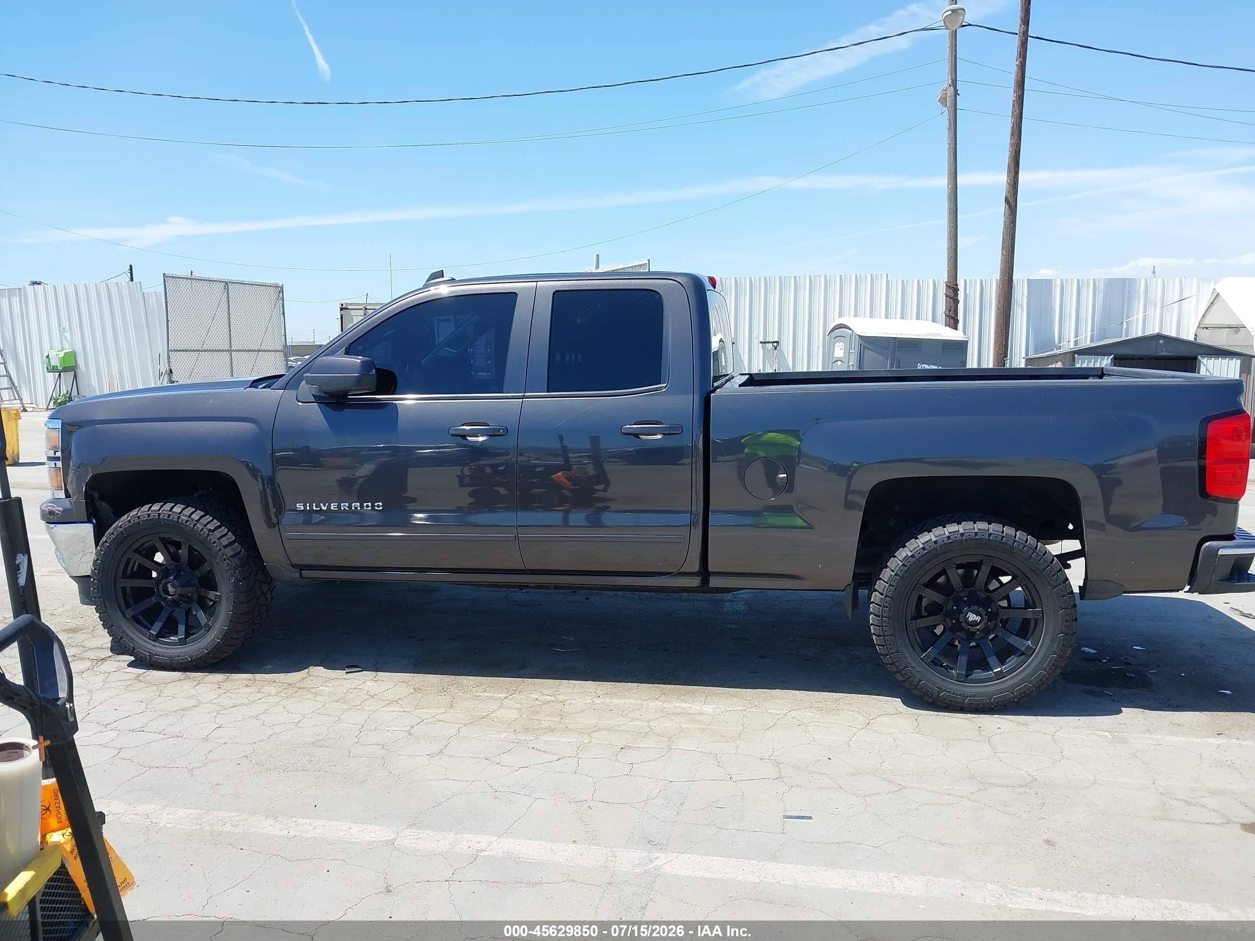 2015 Chevrolet Silverado 1500 Lt Серый vin: 1GCRCREC6FZ303004