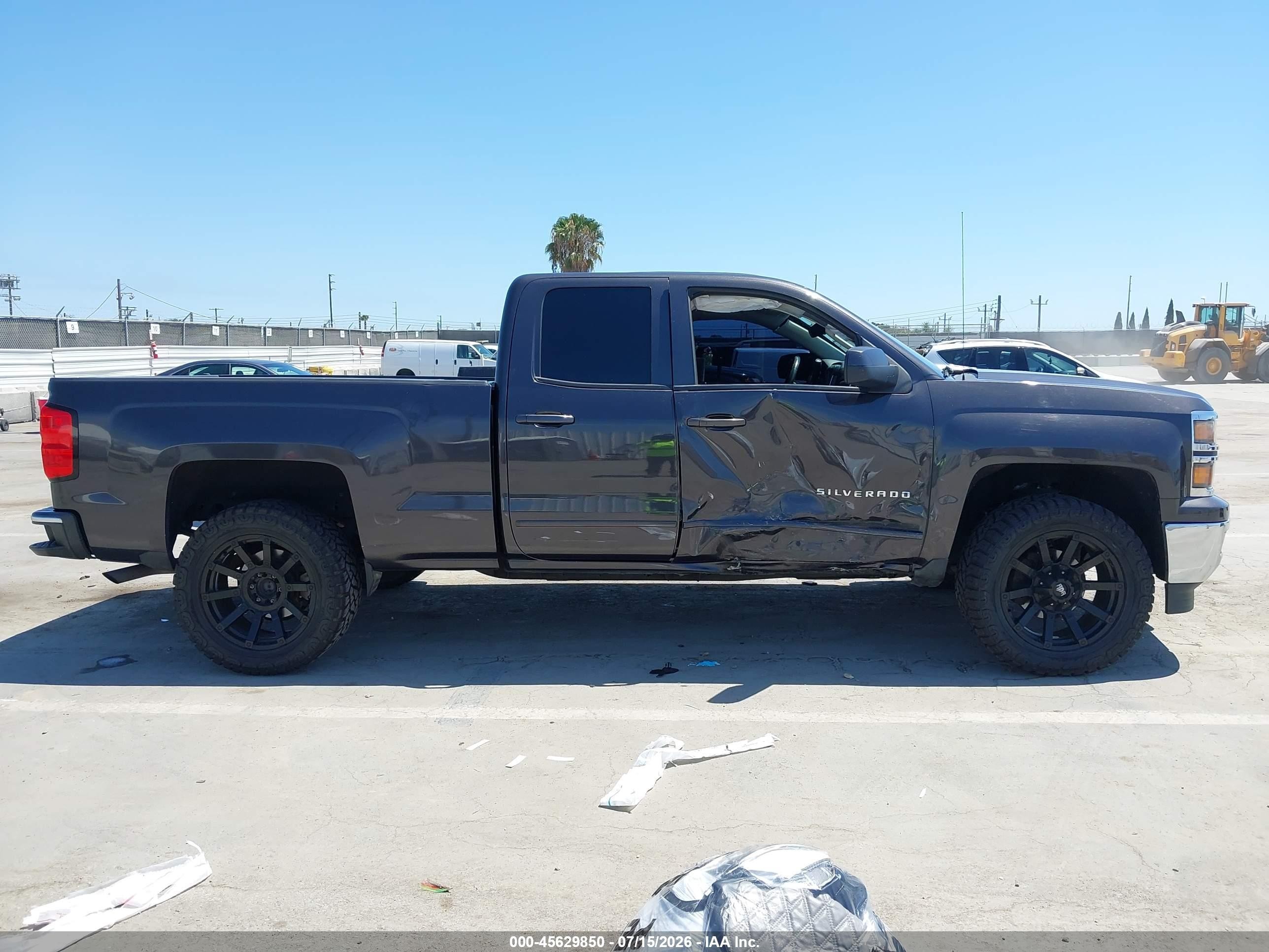 2015 Chevrolet Silverado 1500 Lt Серый vin: 1GCRCREC6FZ303004