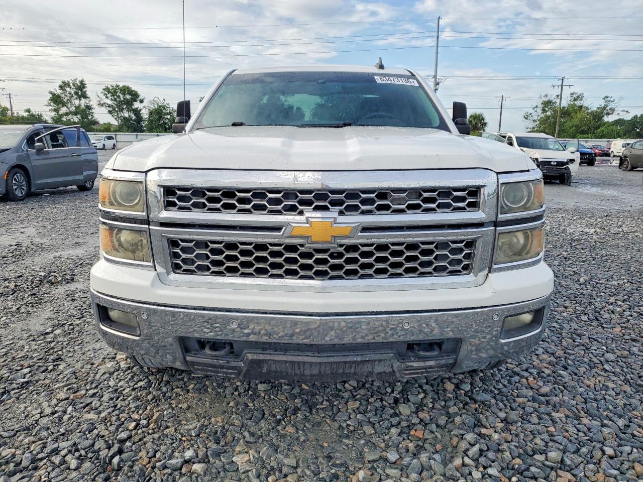 2015 Chevrolet Silverado C1500 Lt White vin: 1GCRCREC6FZ402857