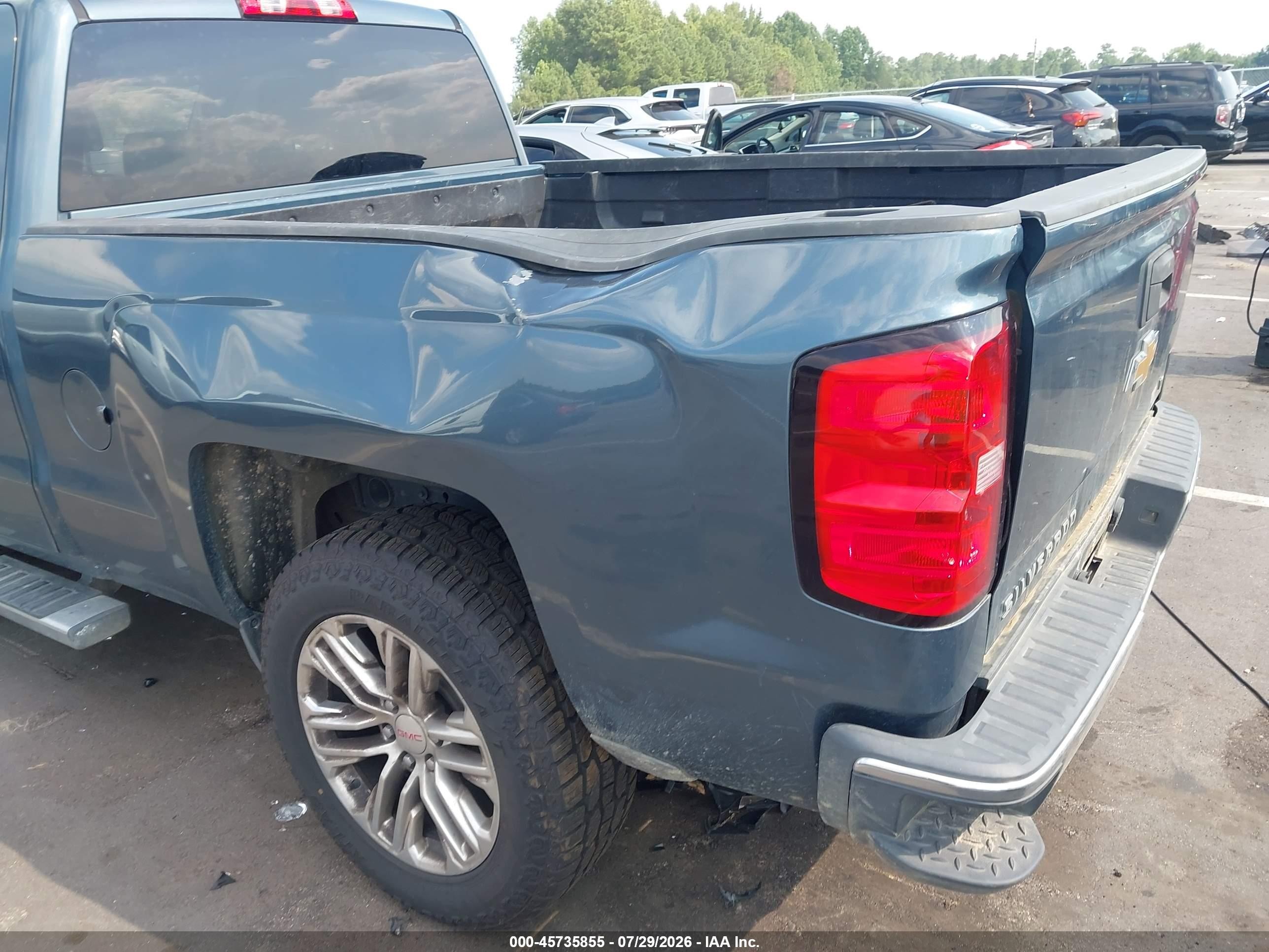 2014 Chevrolet Silverado 1500 Lt Blue vin: 1GCRCREC7EZ161258