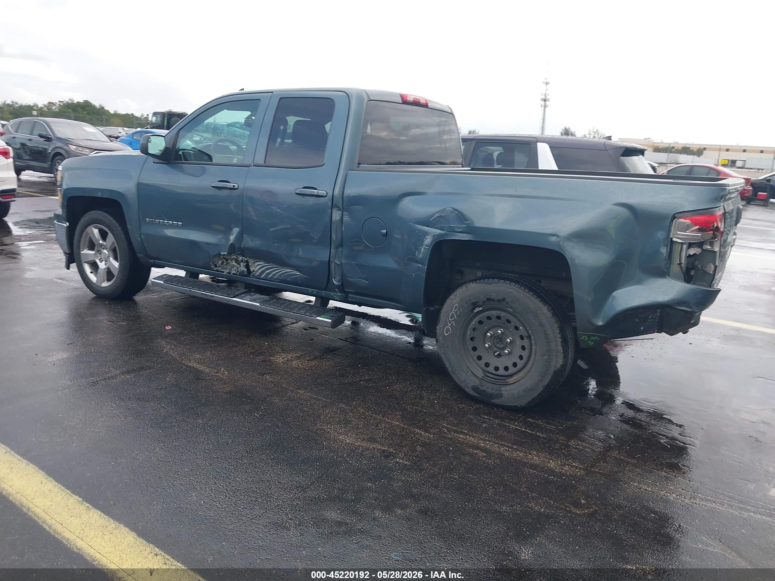 2014 Chevrolet Silverado 1500 1lt Blue vin: 1GCRCREC7EZ350718