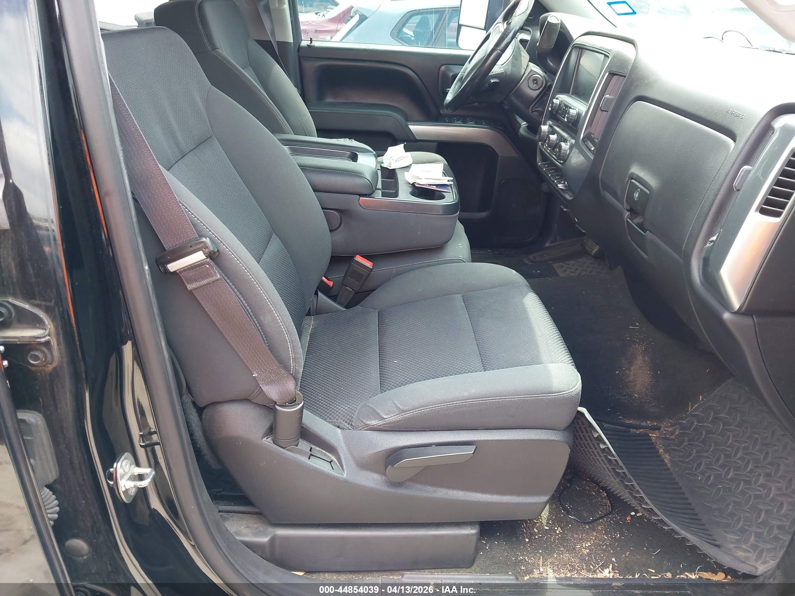 2015 Chevrolet Silverado 1500 1lt Black vin: 1GCRCREC7FZ160323