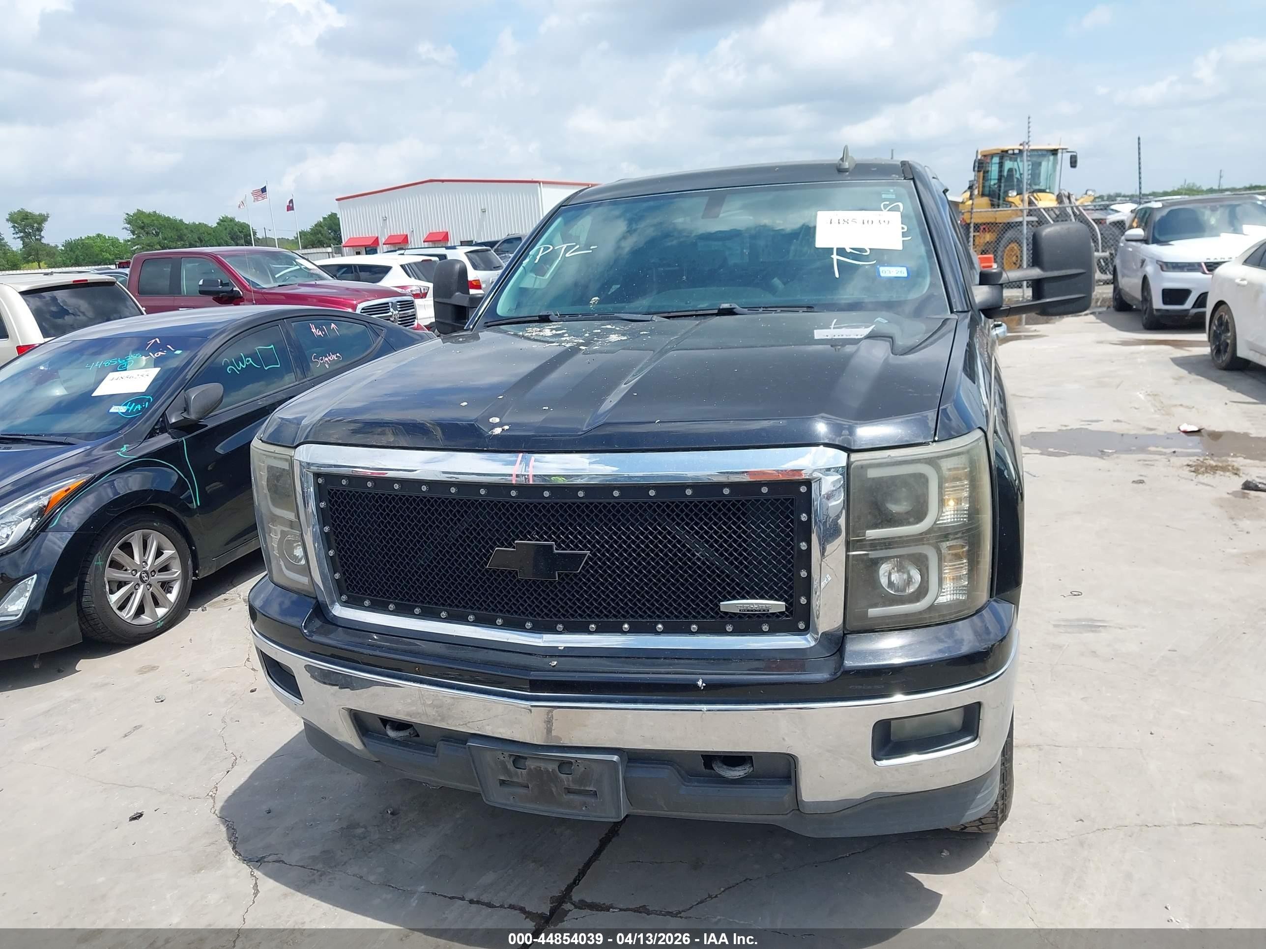2015 Chevrolet Silverado 1500 1lt Black vin: 1GCRCREC7FZ160323